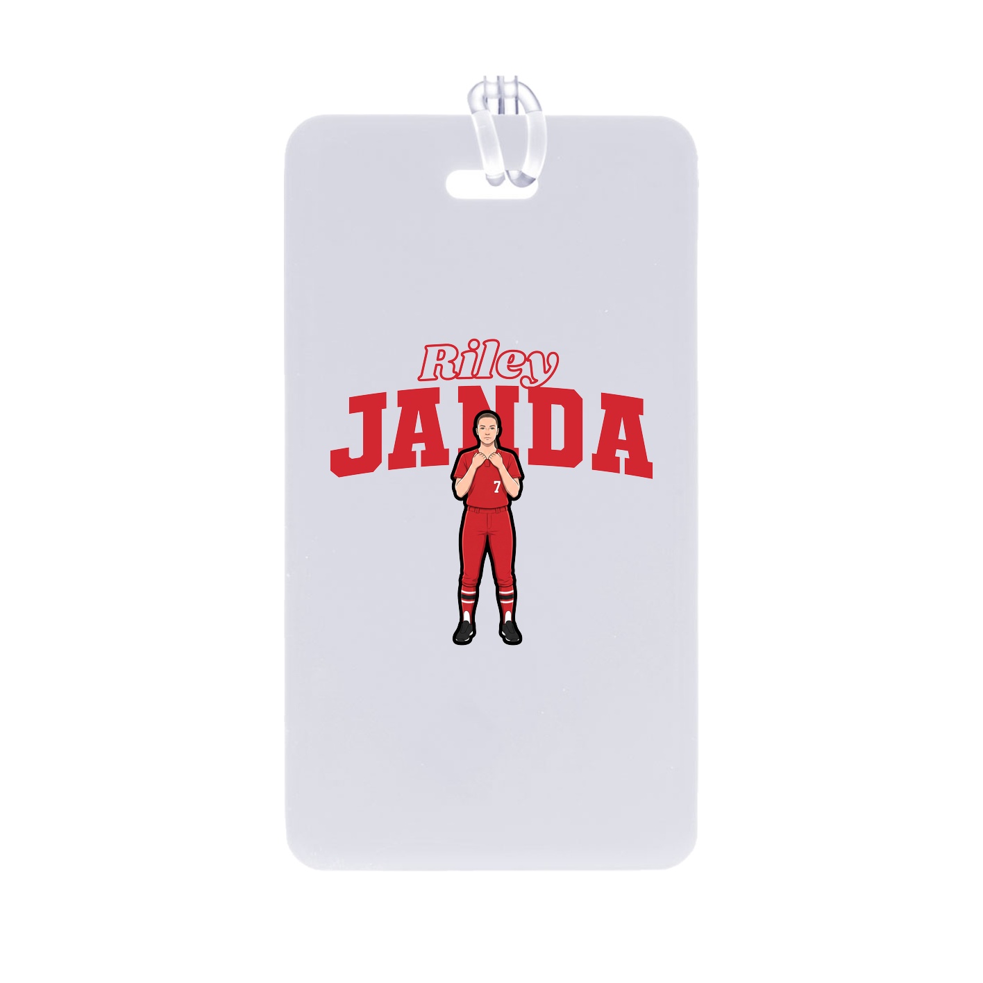 Bag Tag — Name Arch in Classic