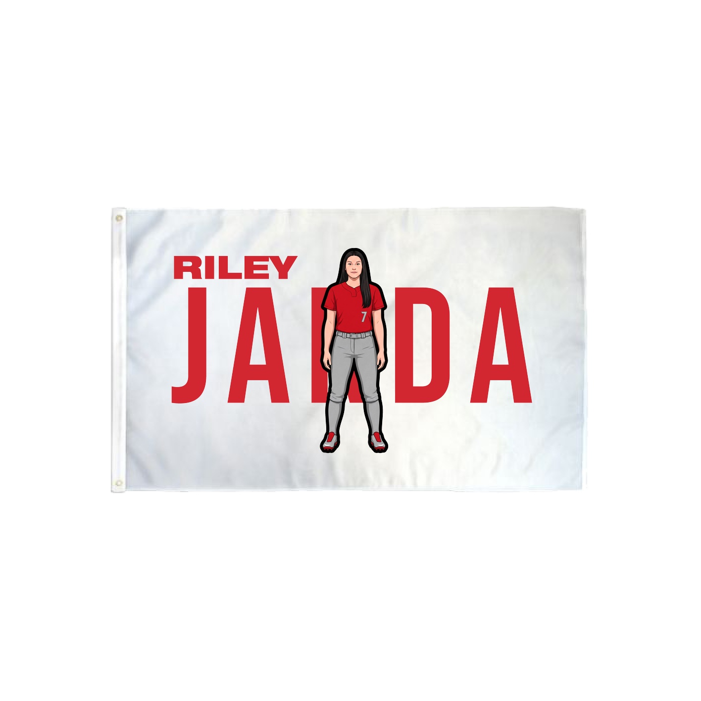 3x5 Flag — Player Name in Classic