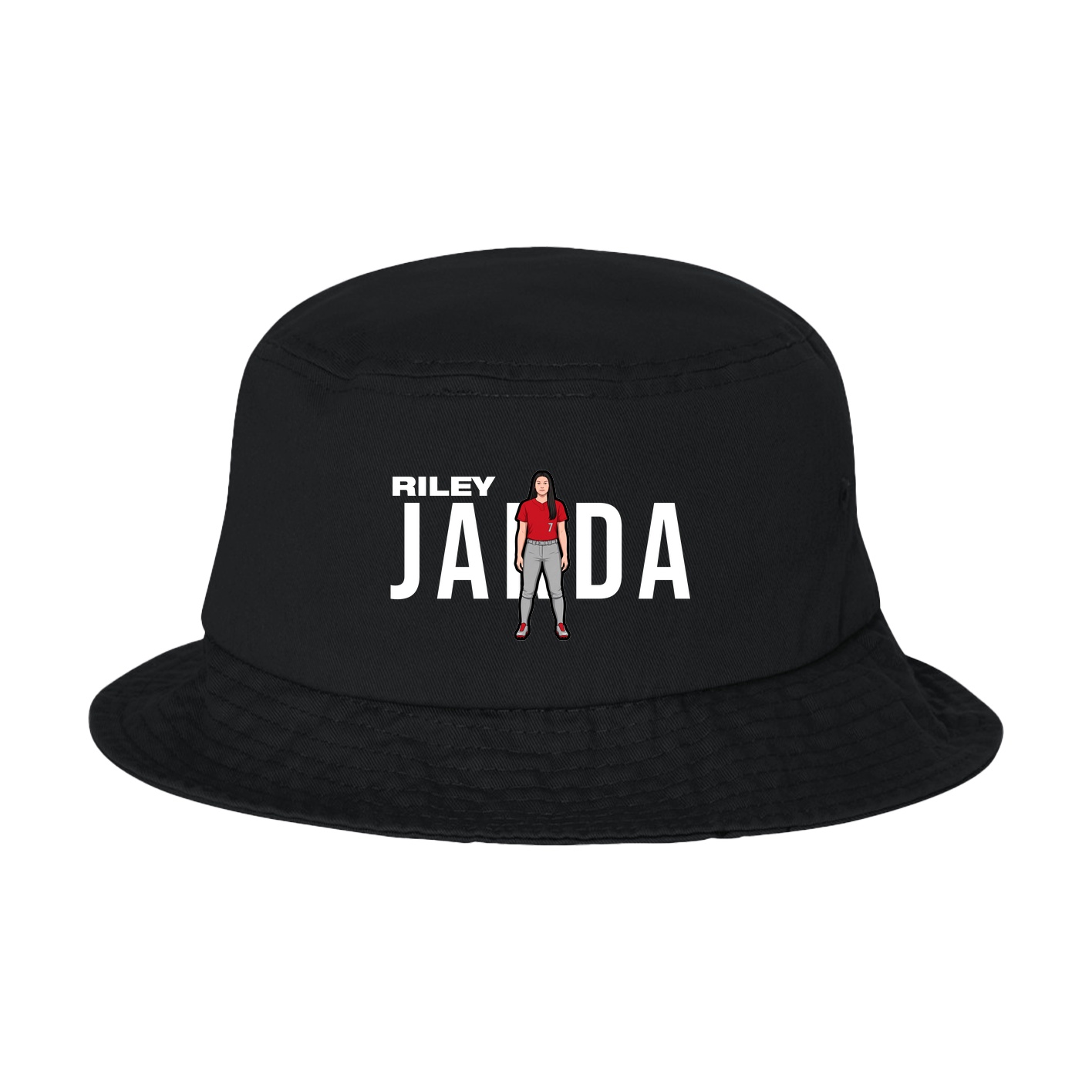 Bucket Cap — Player Name in Black