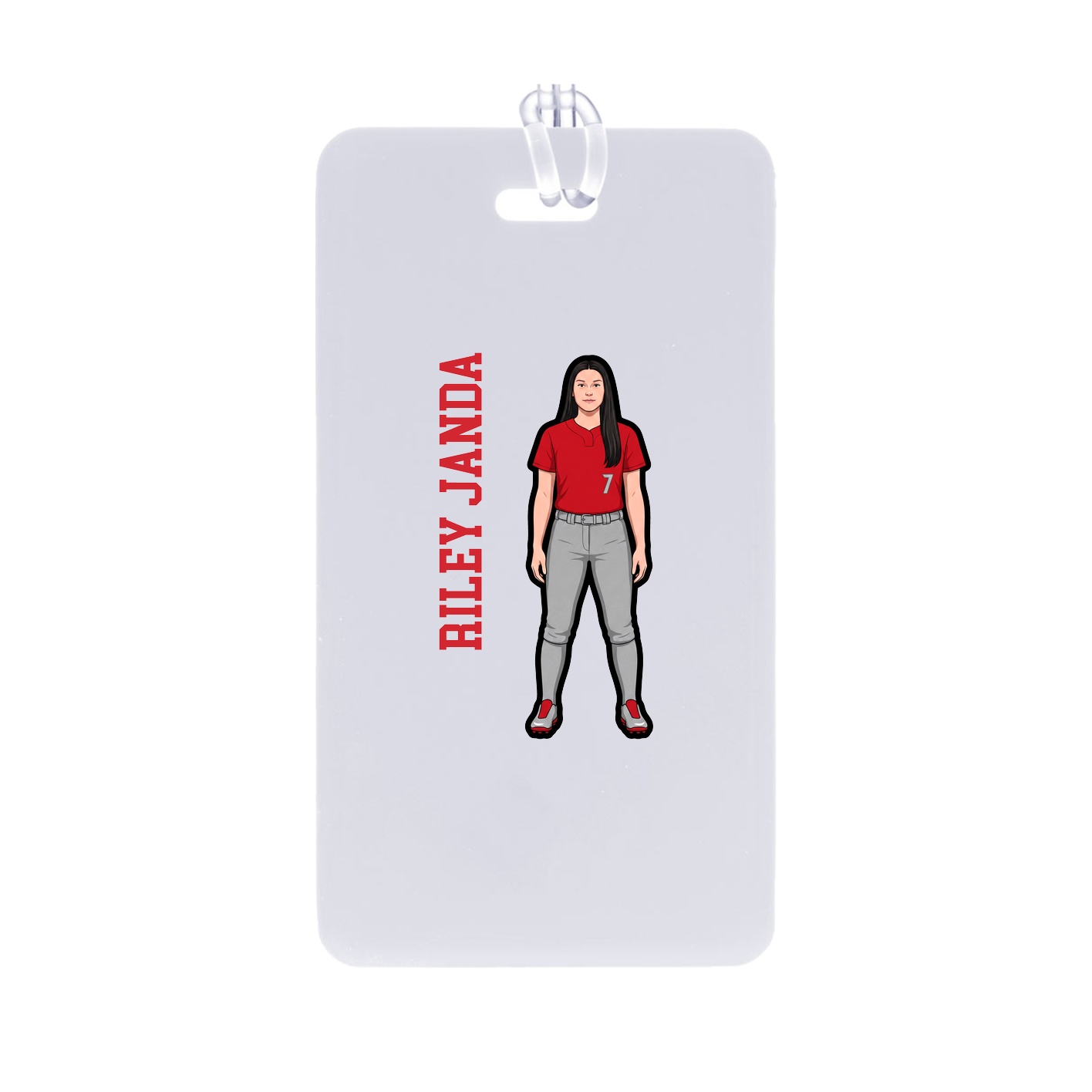Bag Tag — Name Vertical in Classic