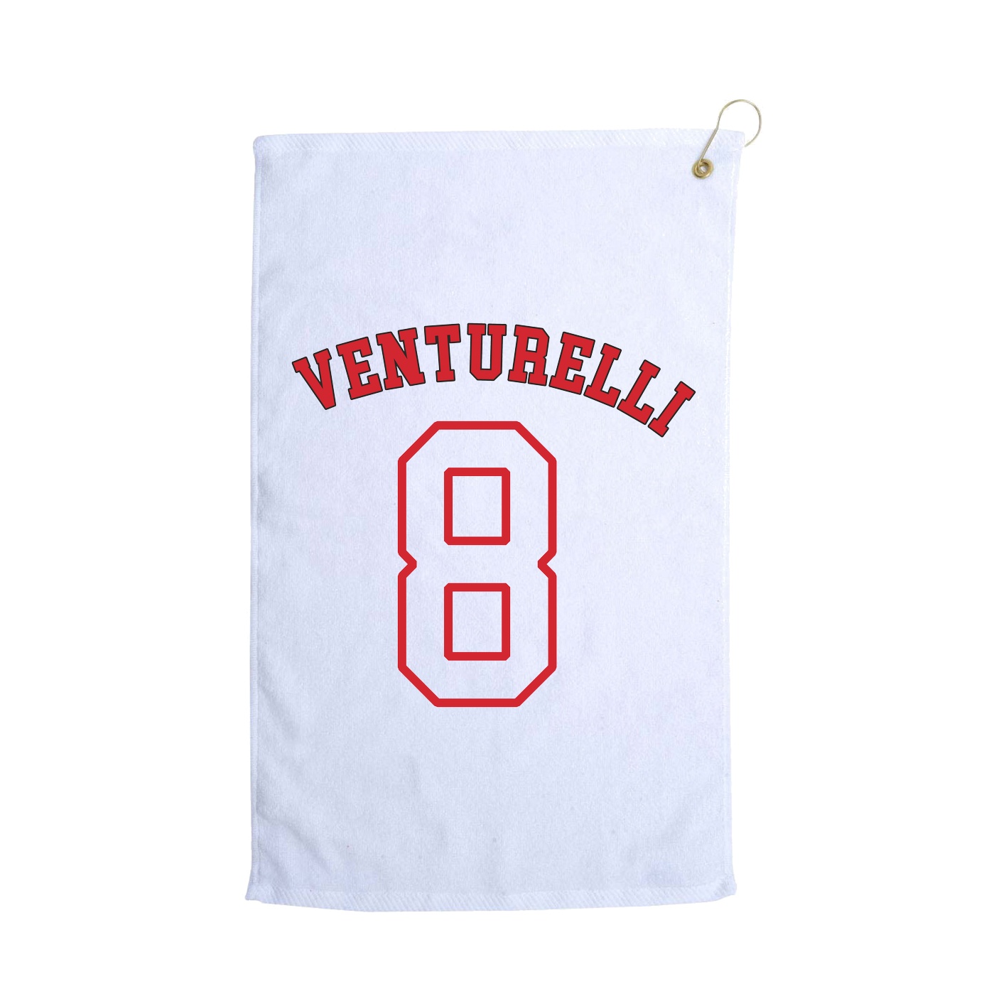 Golf Towel — Shirsey Arch in White