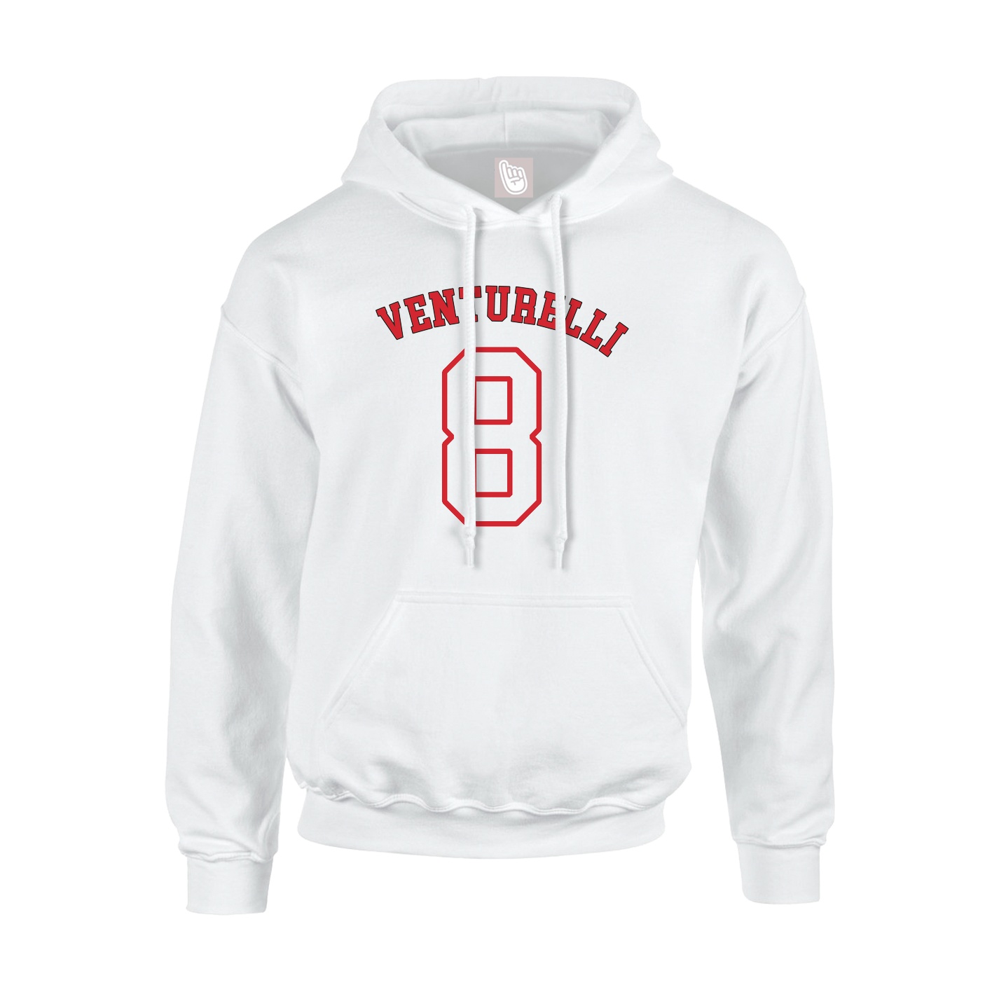 Hoodie — Shirsey Arch in White