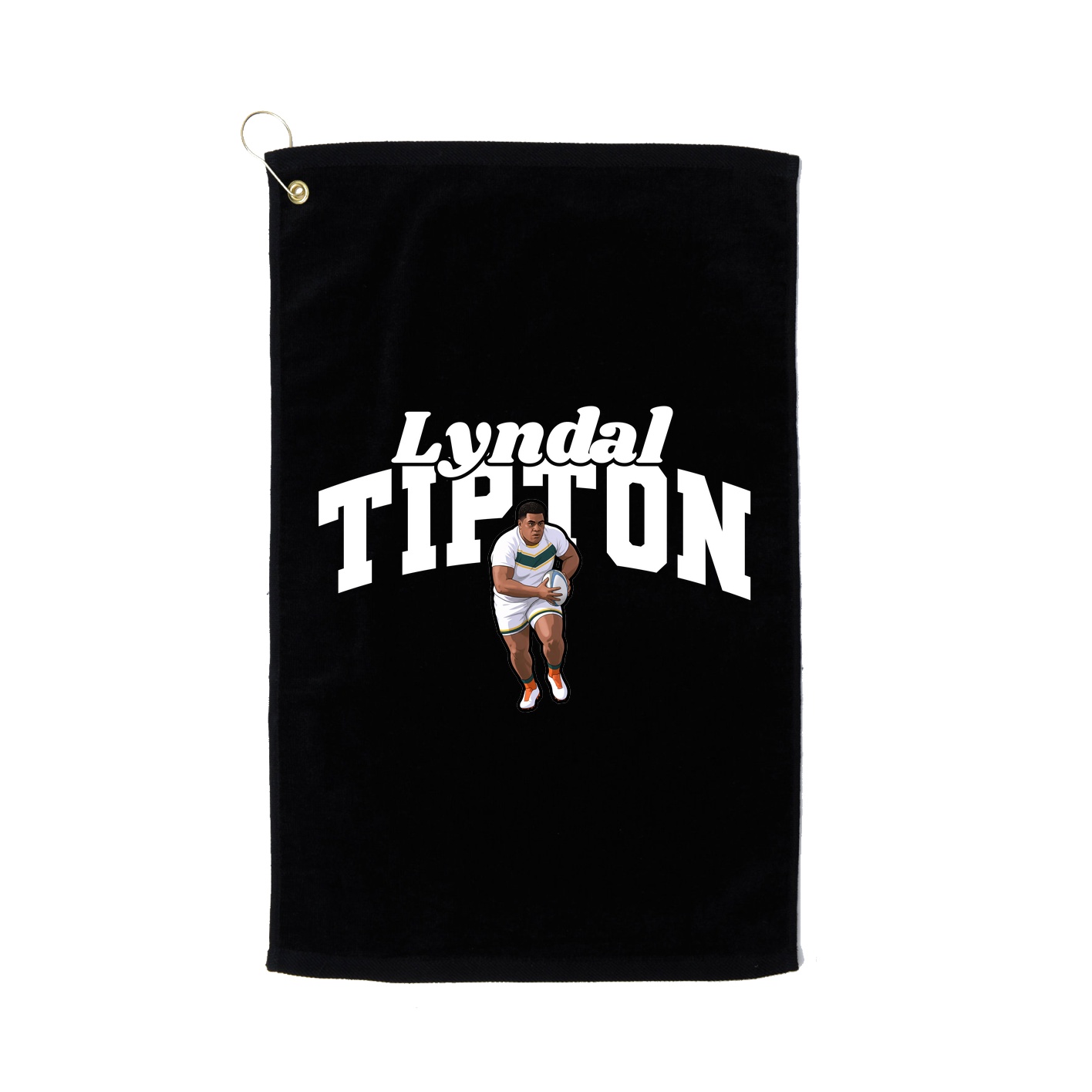 Golf Towel — Signature Arch in Black