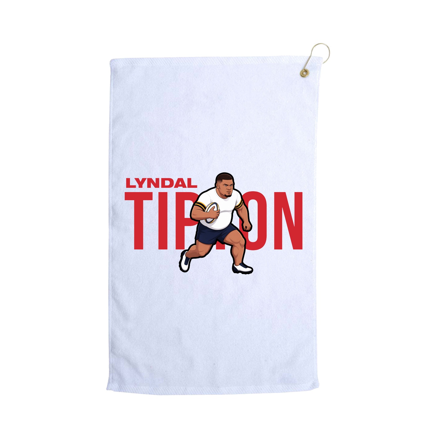 Golf Towel — Player Name in White