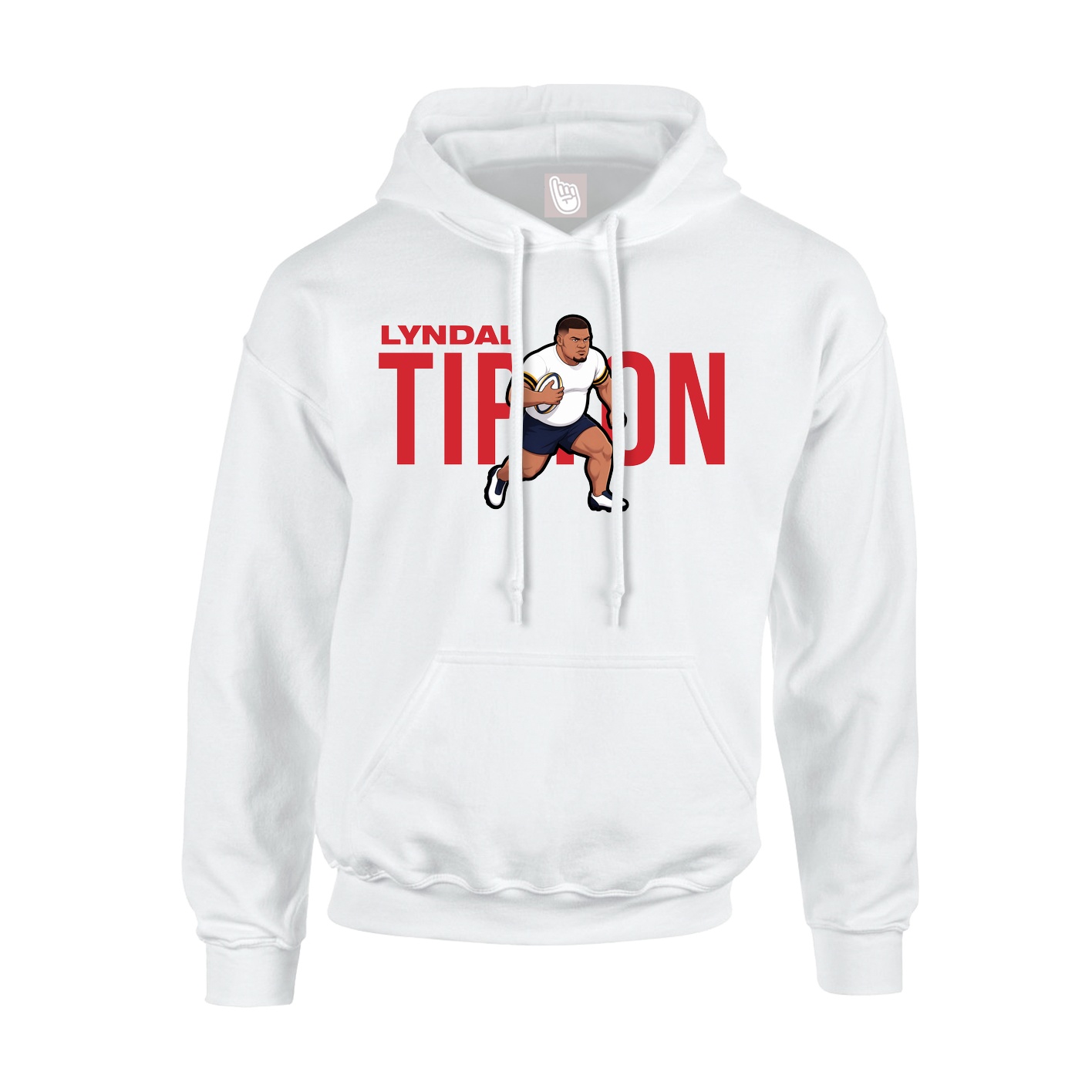 Youth Hoodie — Player Name in White