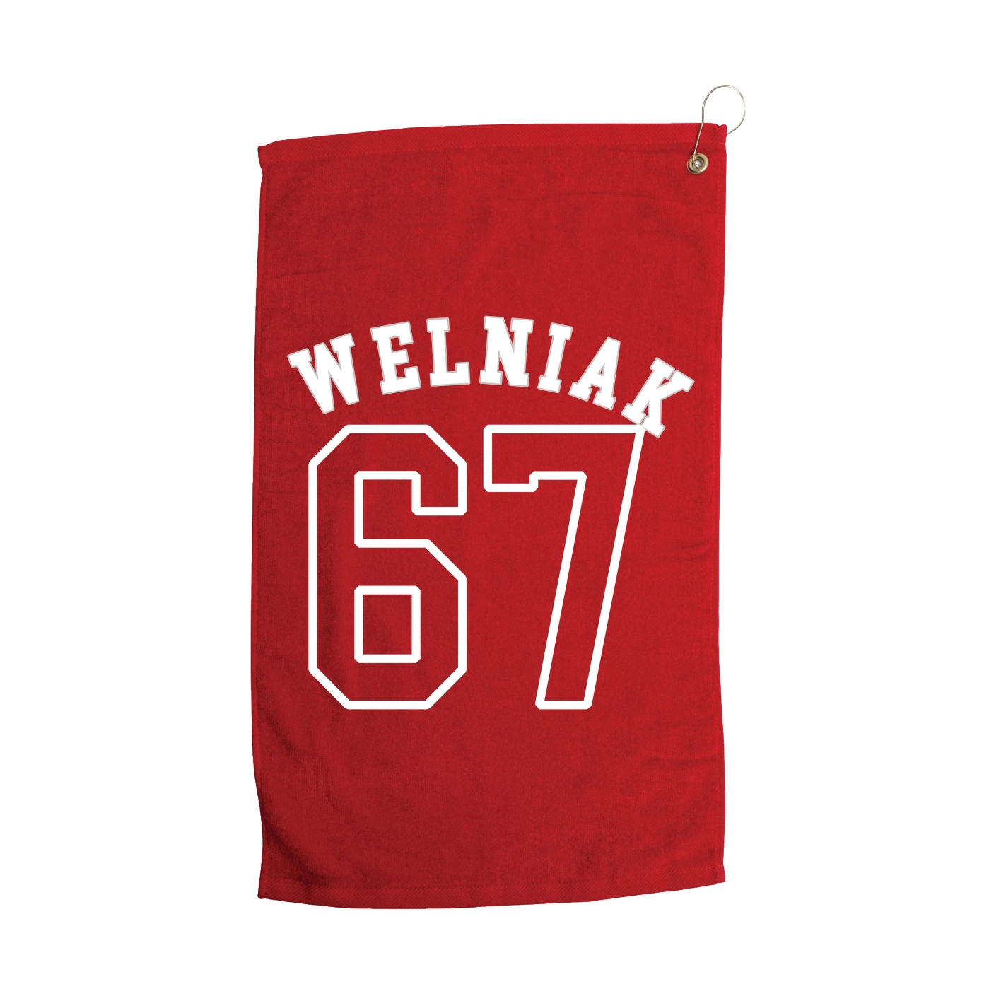 Golf Towel — Shirsey Arch in Red