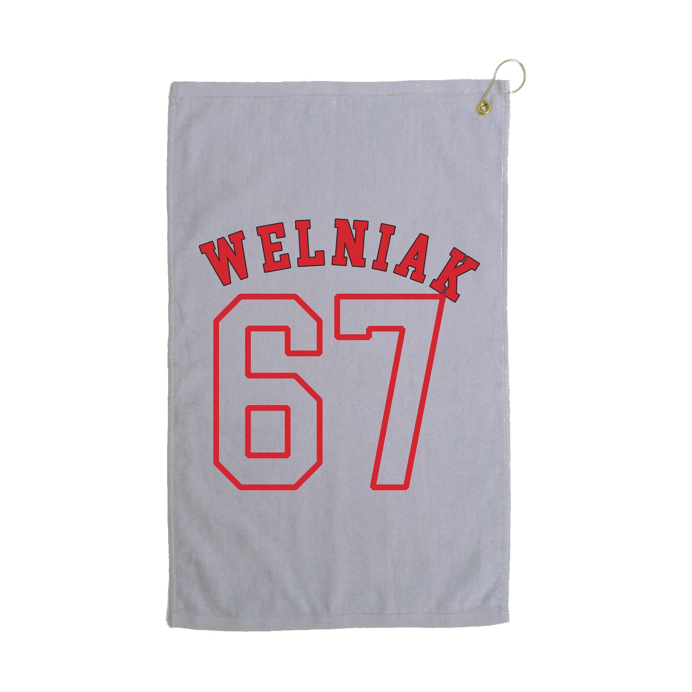 Golf Towel — Shirsey Arch in Grey