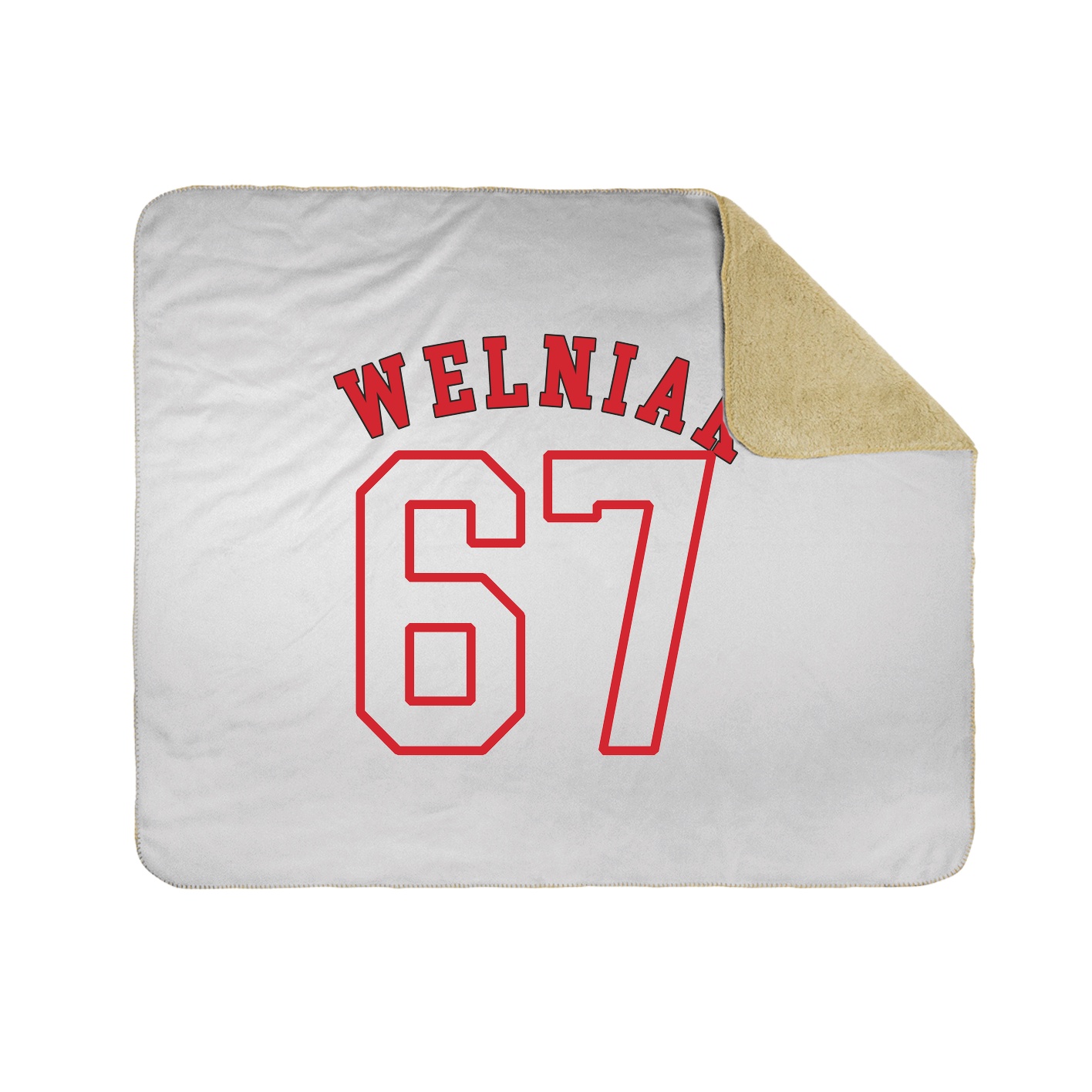 Throw Blanket — Shirsey Arch in White