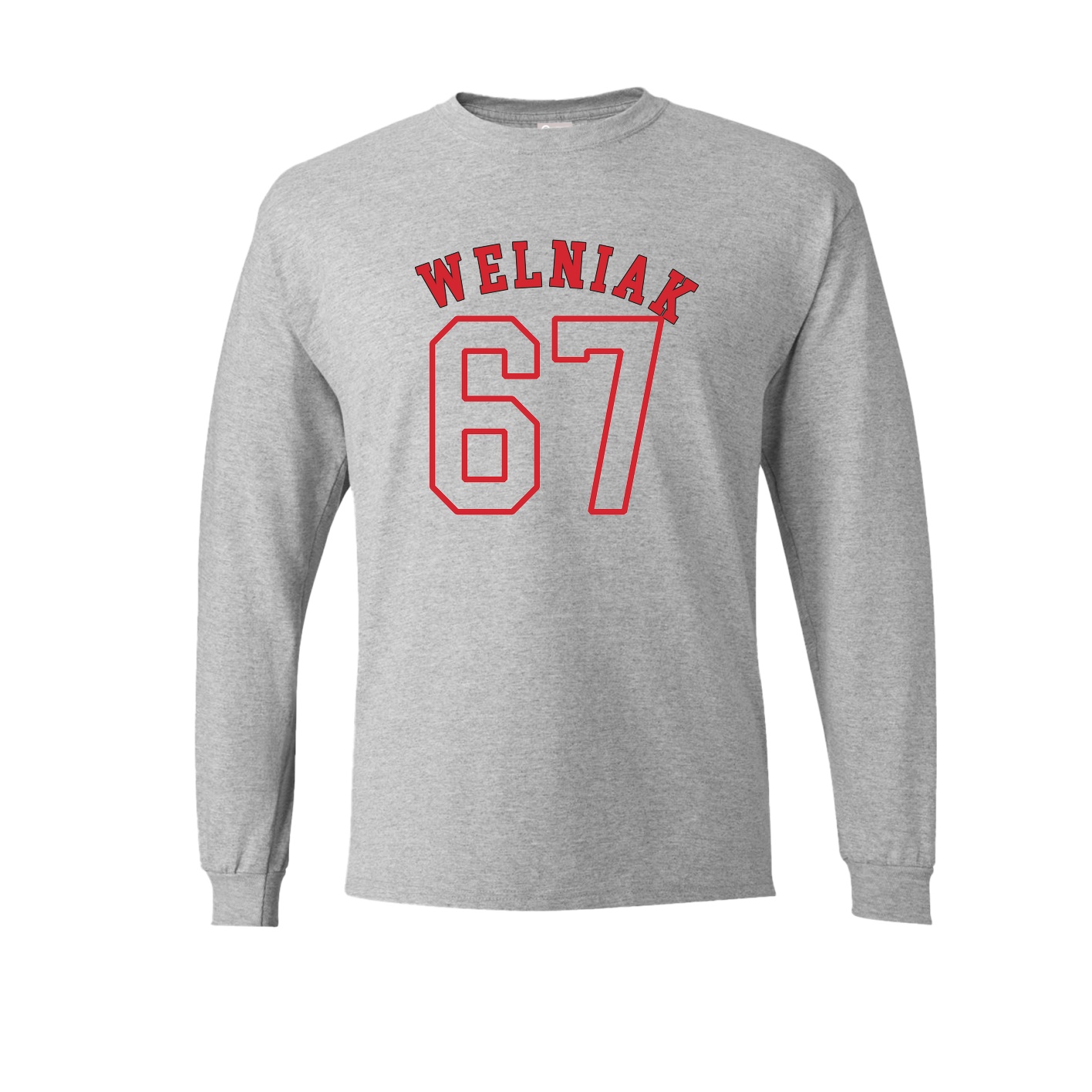 Long Sleeve Tee — Shirsey Arch in Grey