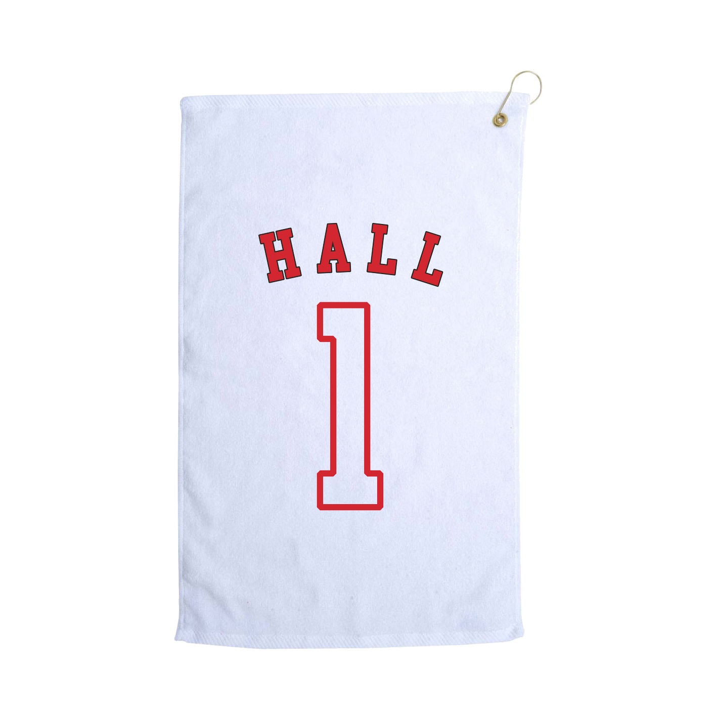 Golf Towel — Shirsey Arch in White