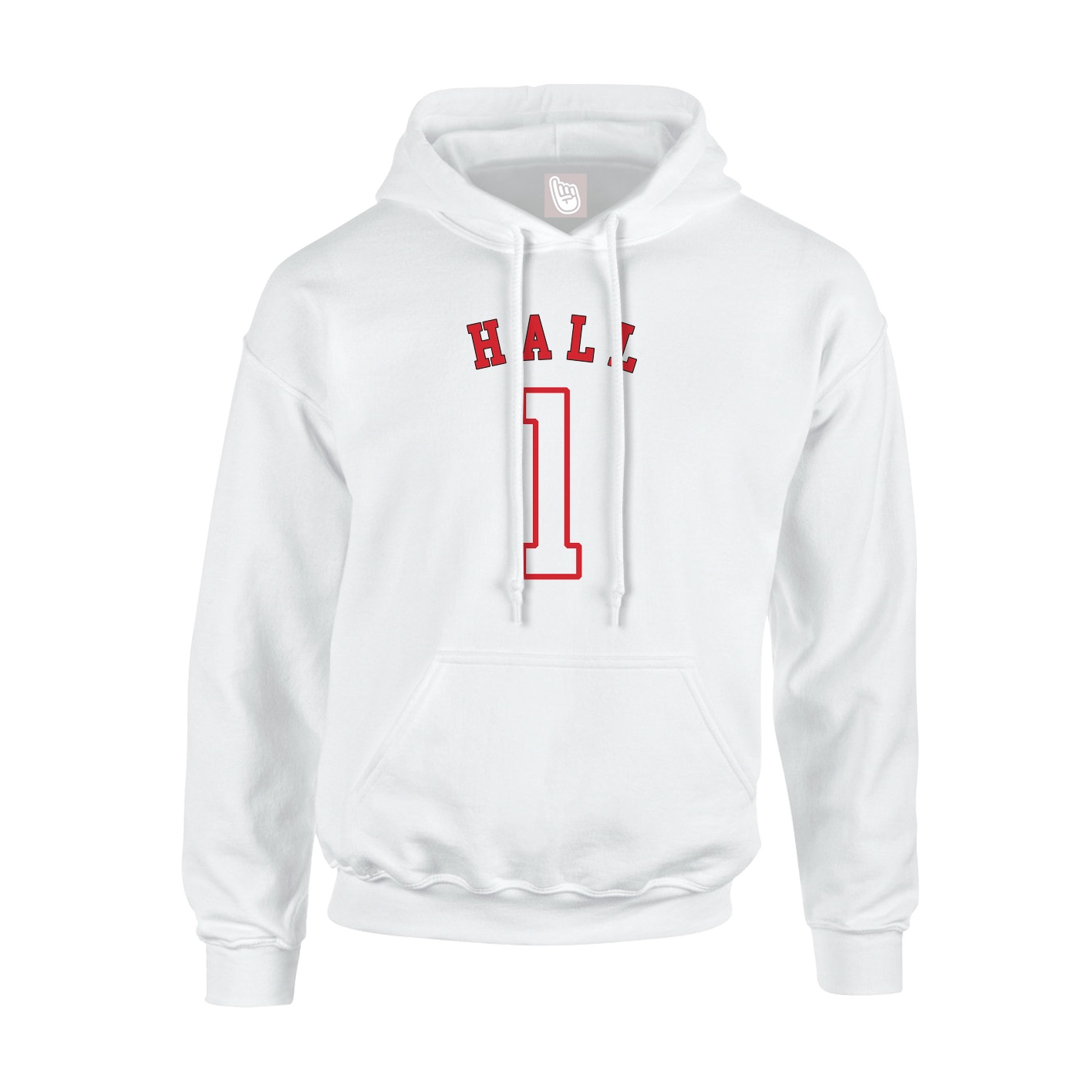 Youth Hoodie — Shirsey Arch in White
