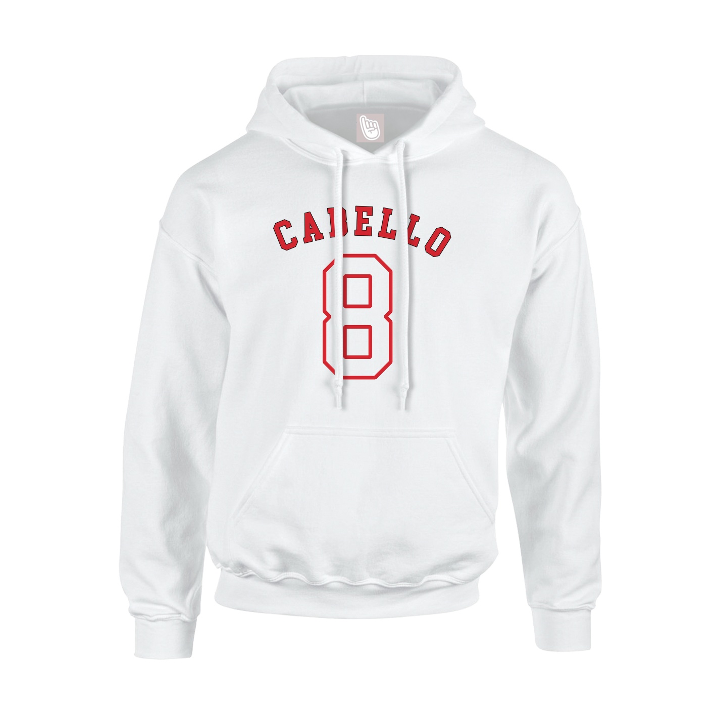 Youth Hoodie — Shirsey Arch in White
