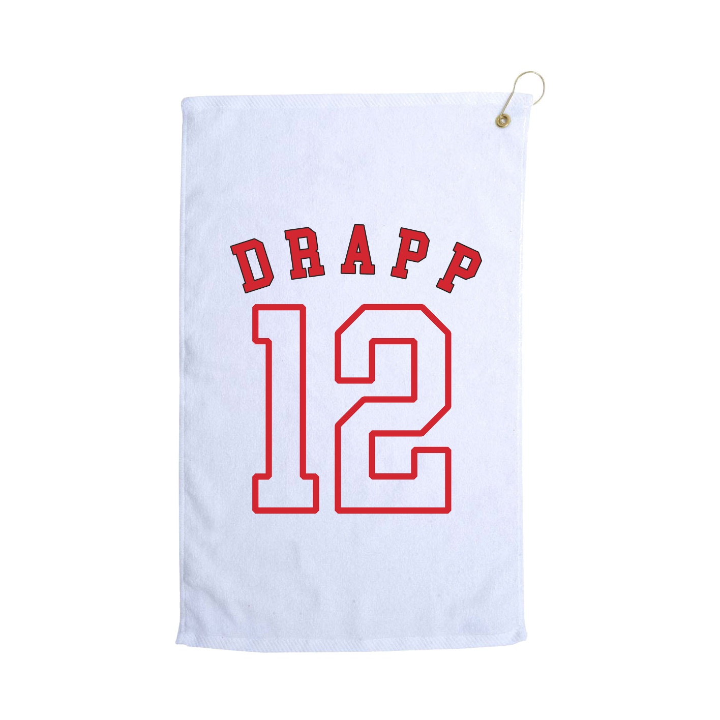 Golf Towel — Shirsey Arch in White
