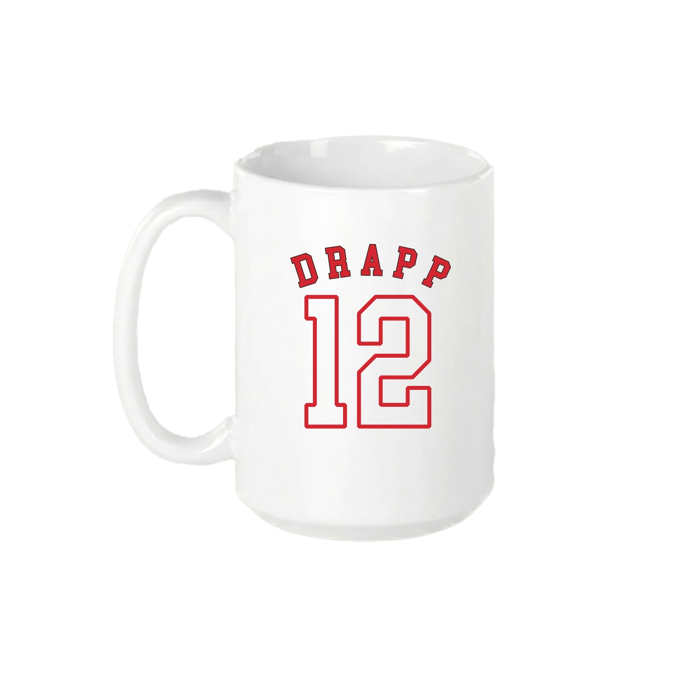 15oz Coffee Mug — Shirsey Arch in White