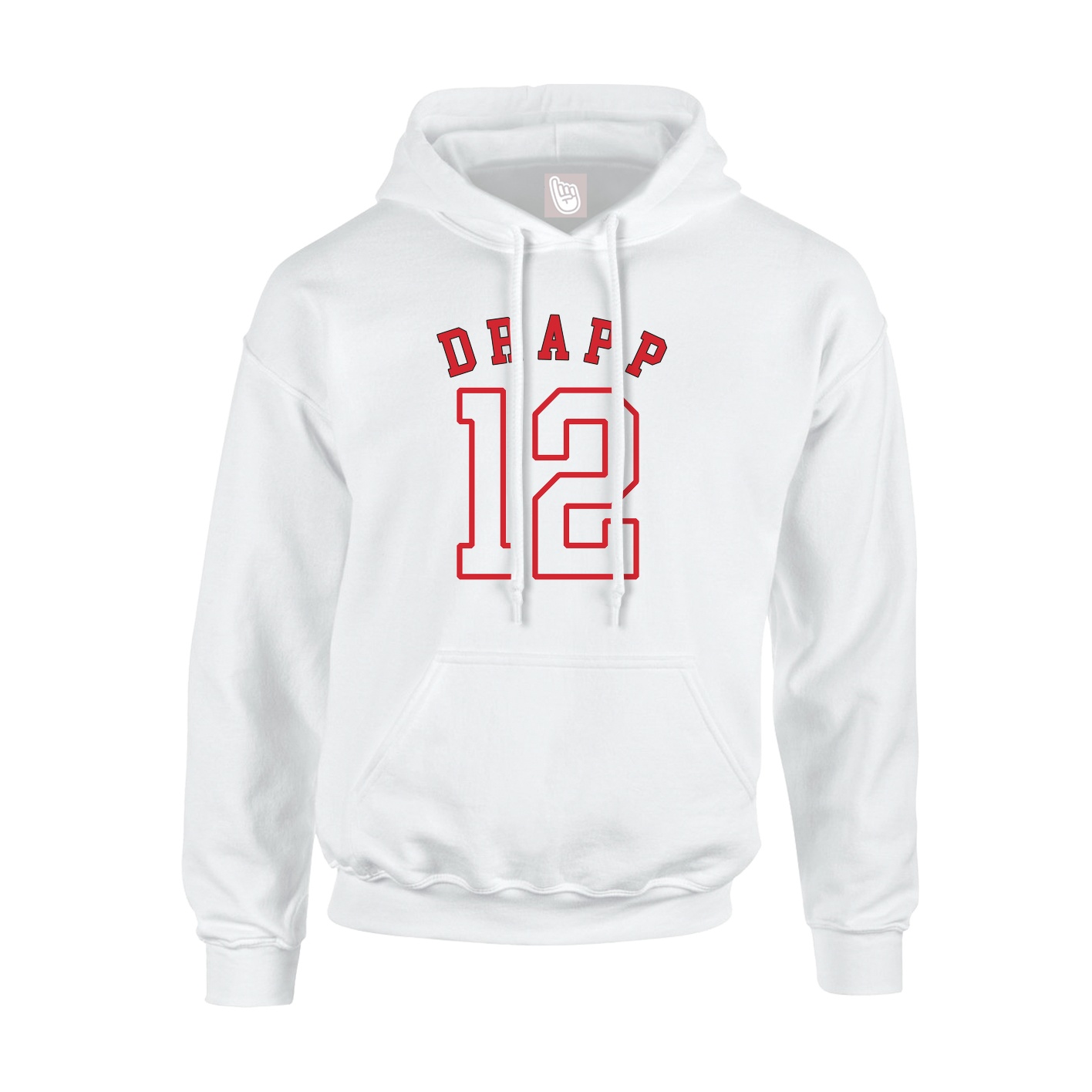 Hoodie — Shirsey Arch in White