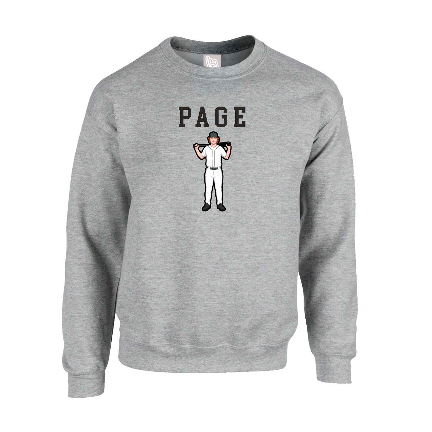 Fleece Crew — Shirsey in Grey