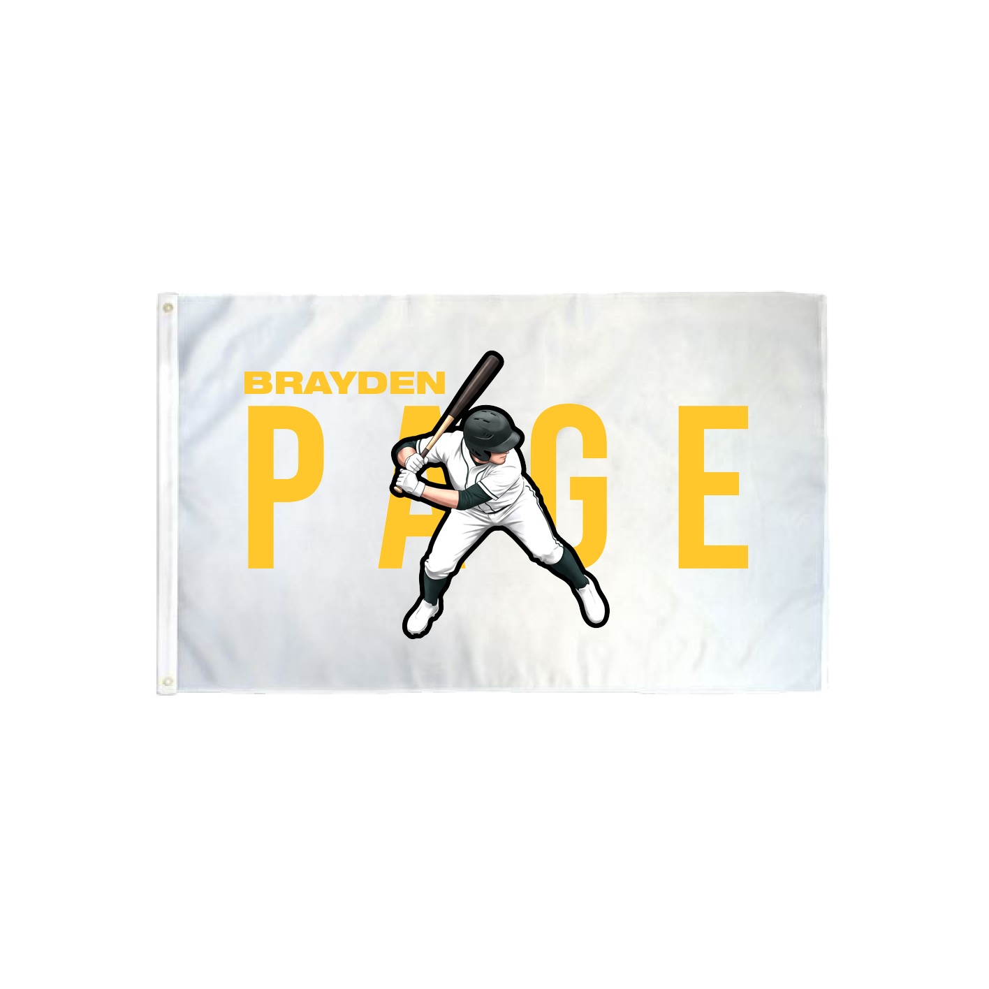 3x5 Flag — Player Name in Classic