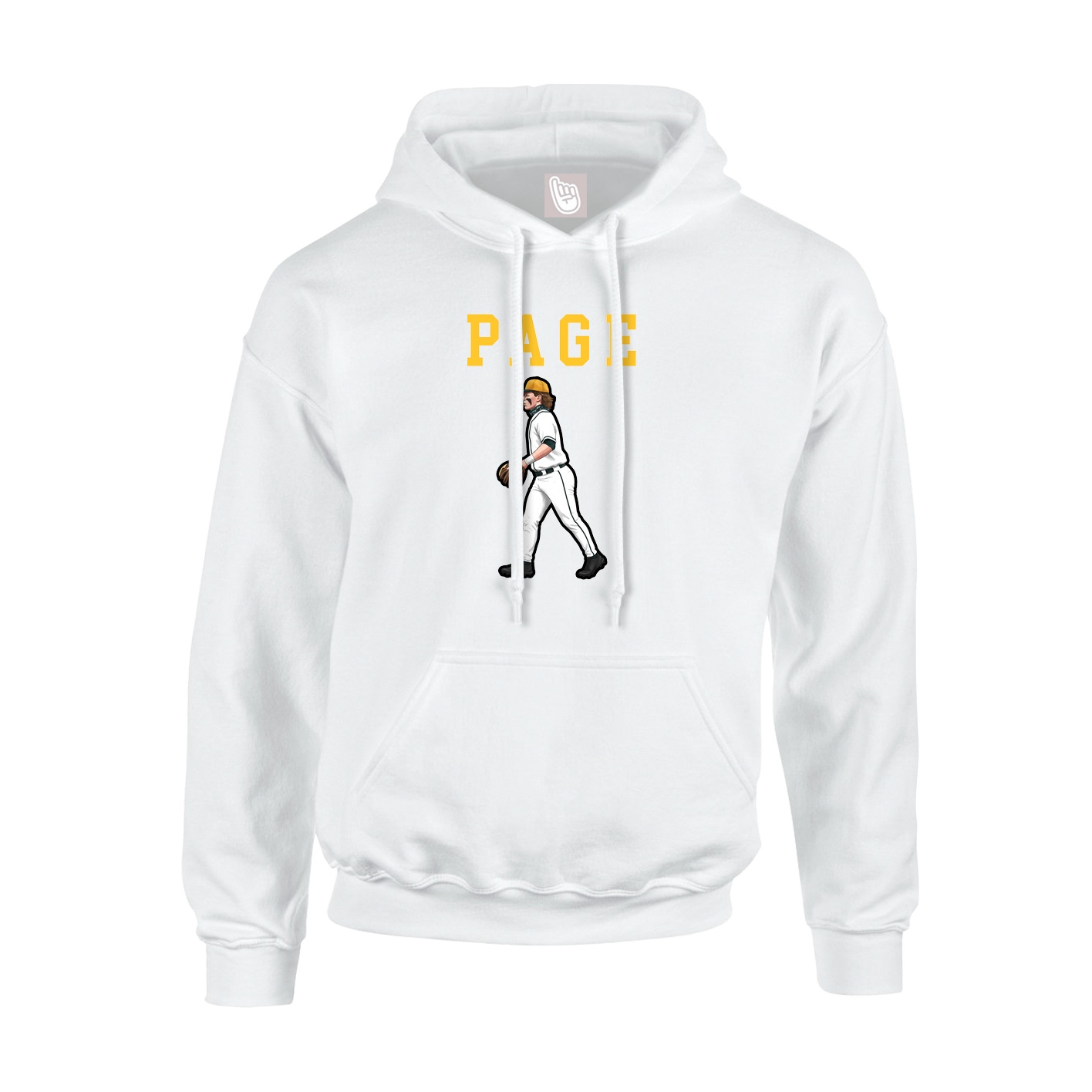 Hoodie — Shirsey in White