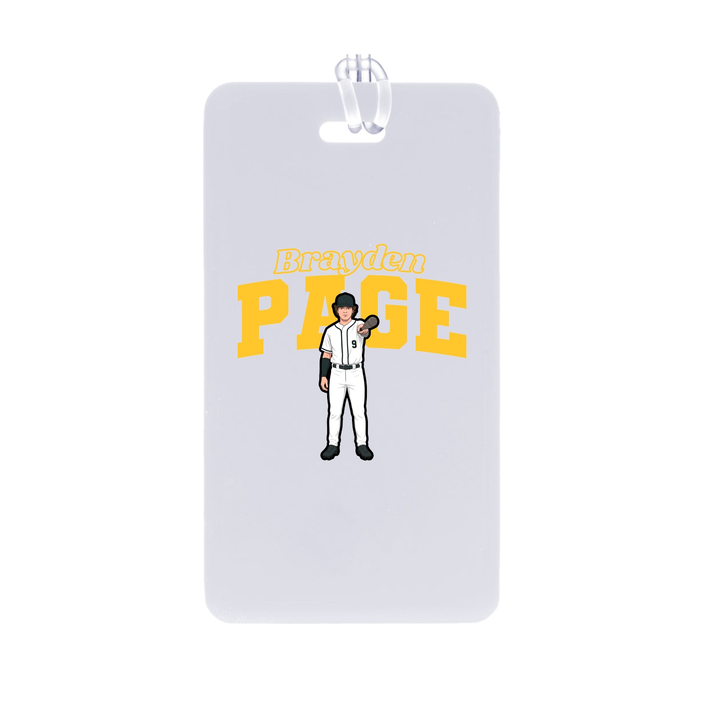Bag Tag — Name Arch in Classic