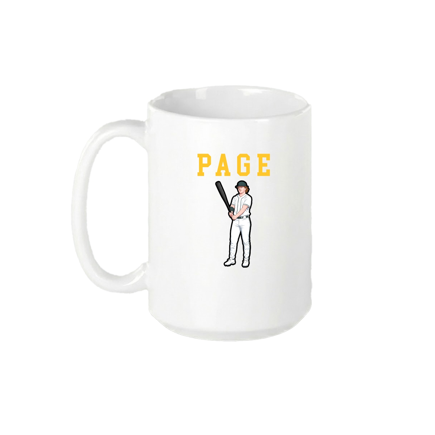 15oz Coffee Mug — Shirsey in White