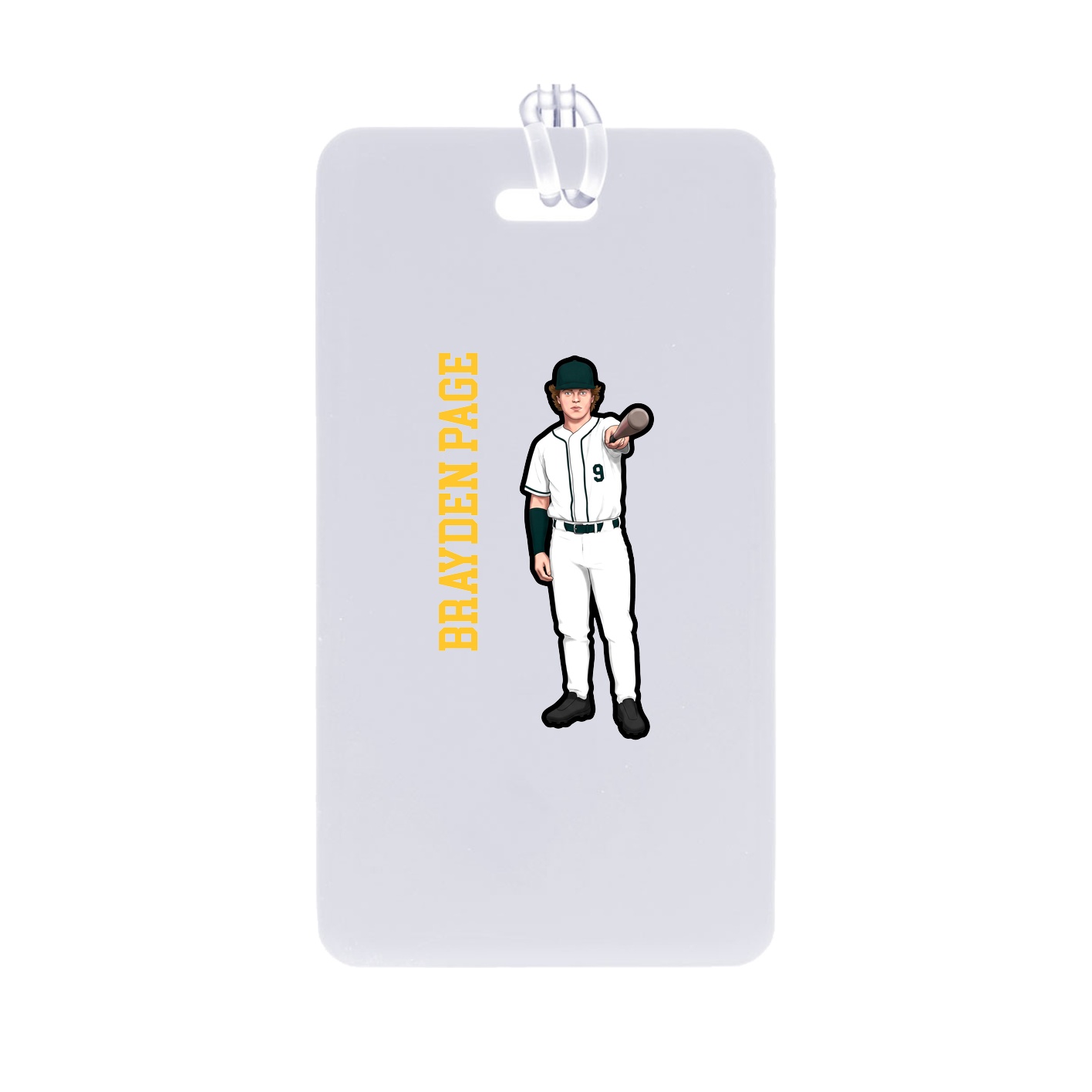 Bag Tag — Name Vertical in Classic