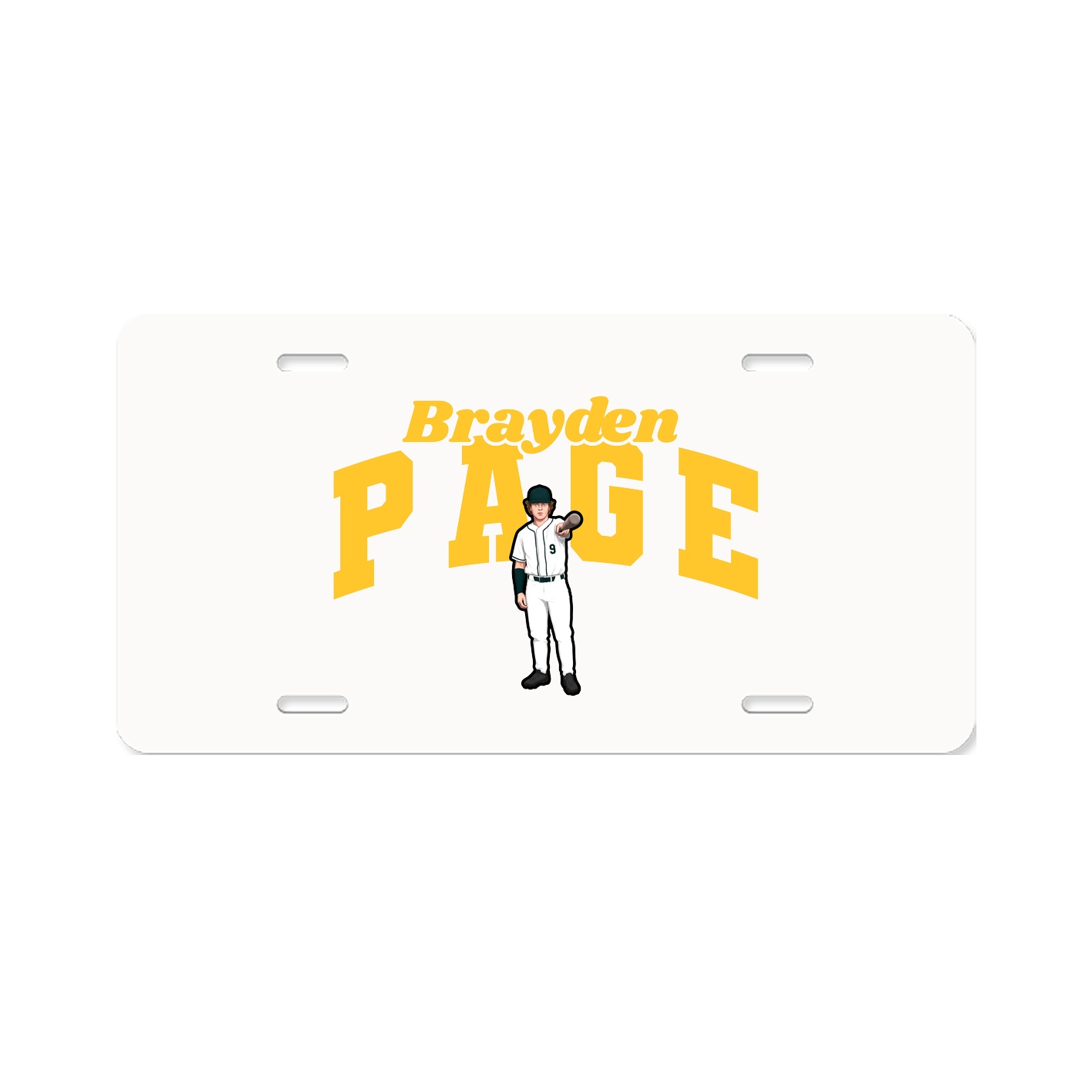 License Plate — Signature Arch in Classic