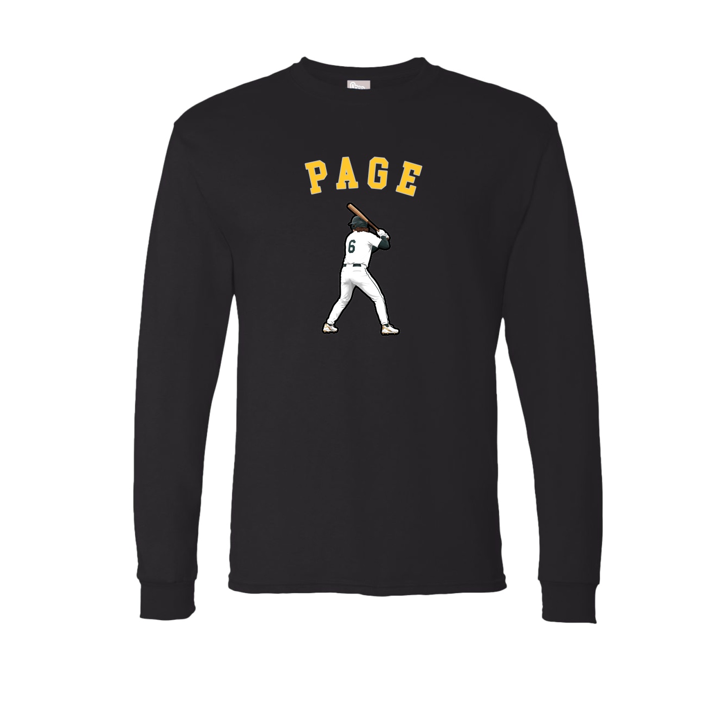 Long Sleeve Tee — Shirsey Arch in Black