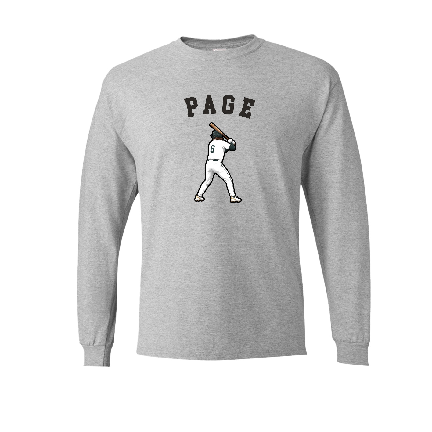 Long Sleeve Tee — Shirsey Arch in Grey