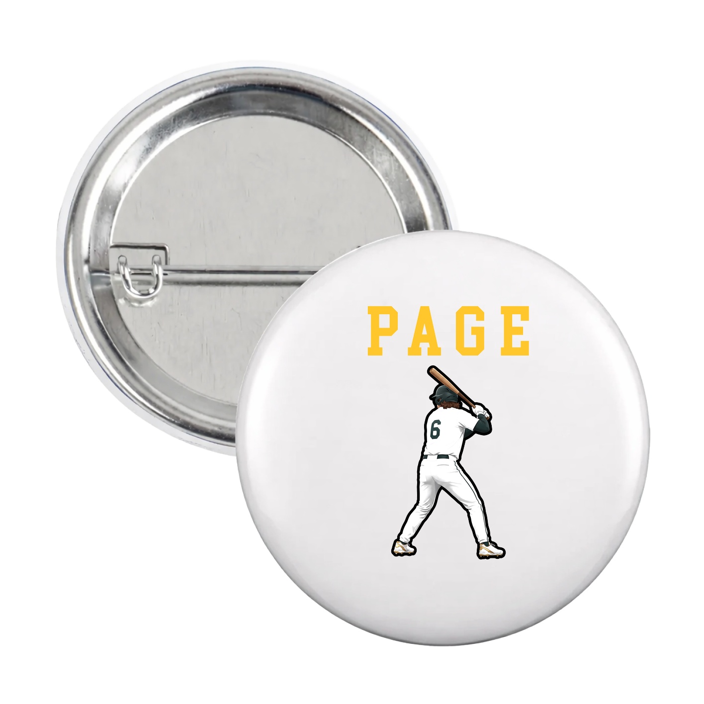 Game Day Button — Shirsey in White