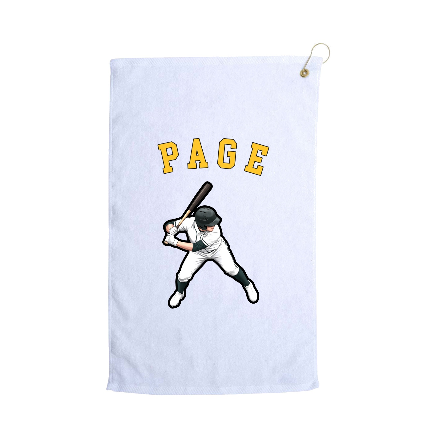 Golf Towel — Shirsey Arch in White