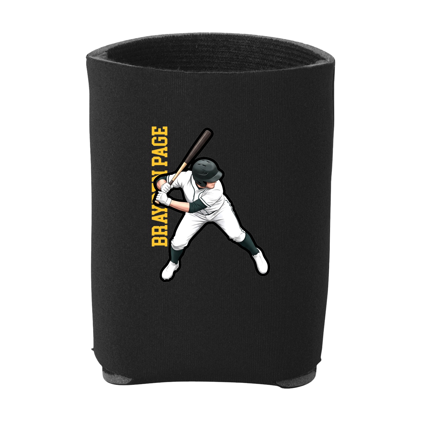 Can Holder — Name Vertical in Black
