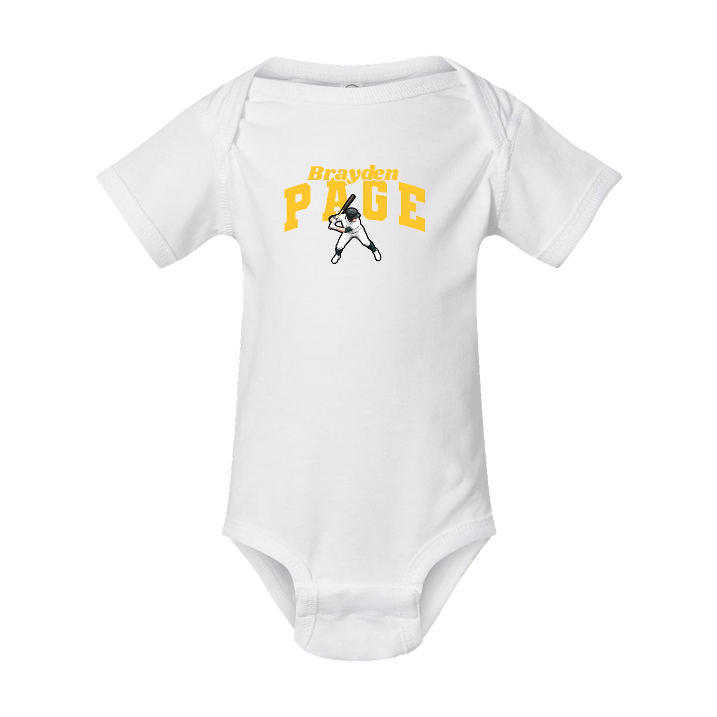 Baby Onesie — Signature Arch in White
