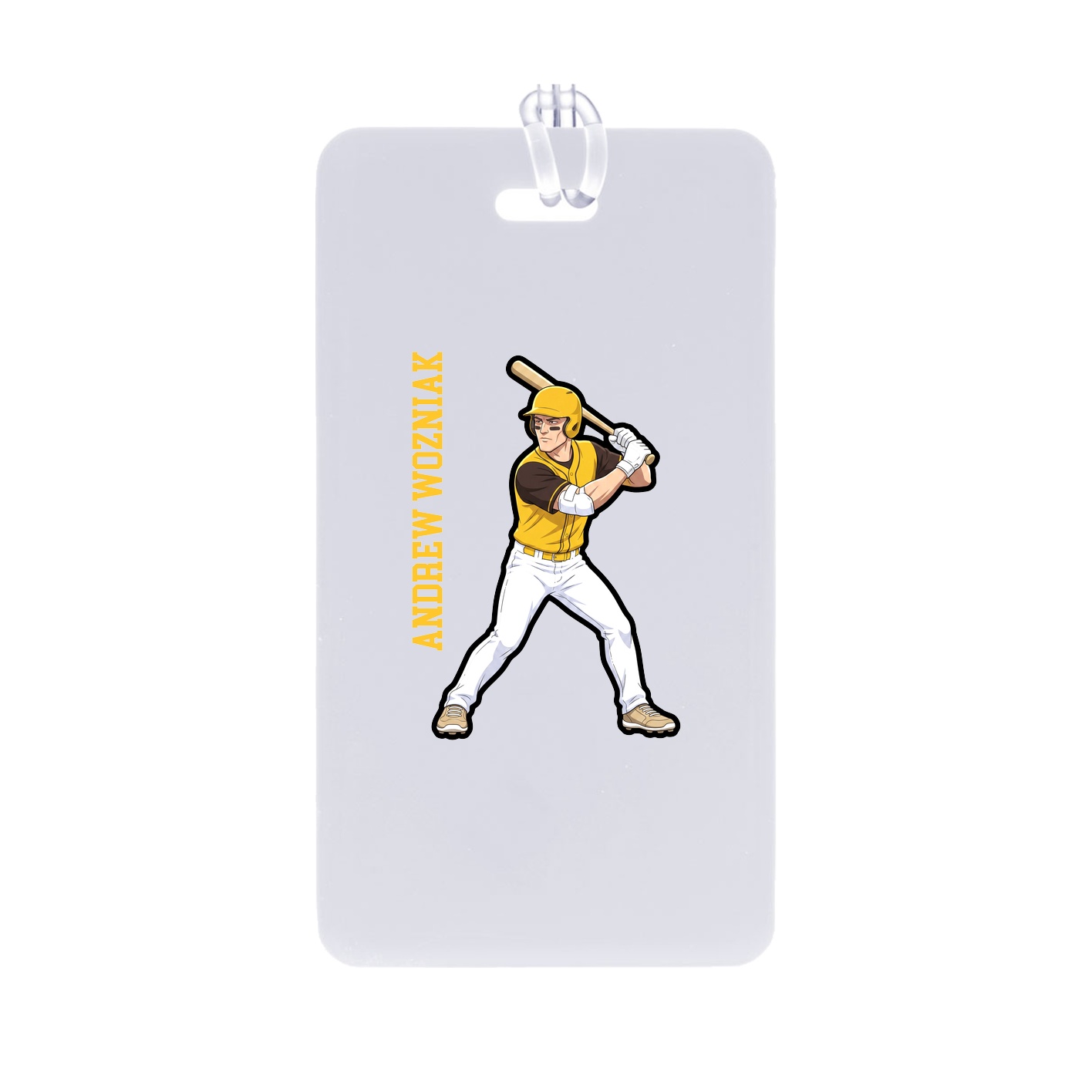 Bag Tag — Name Vertical in Classic