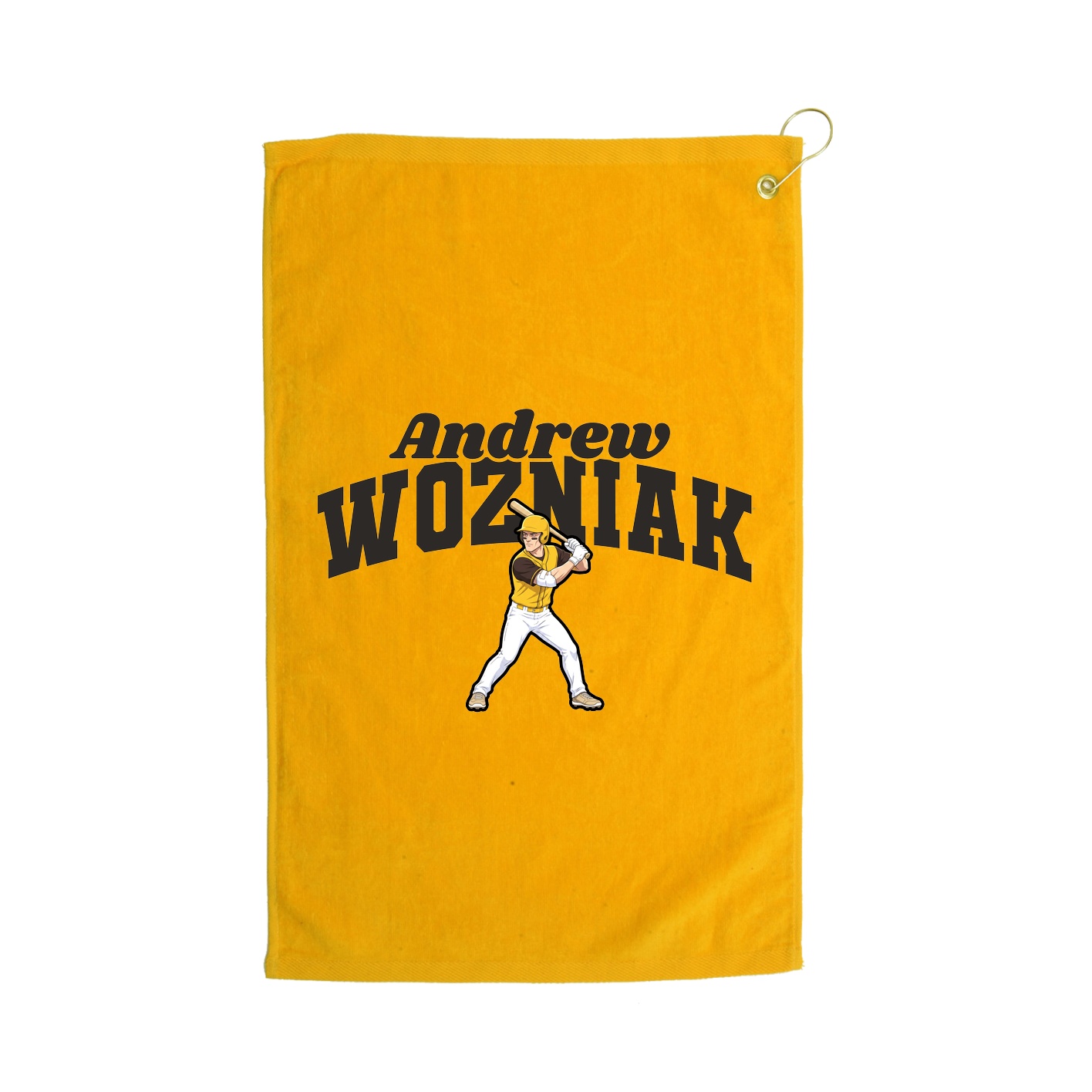 Golf Towel — Signature Arch in Gold