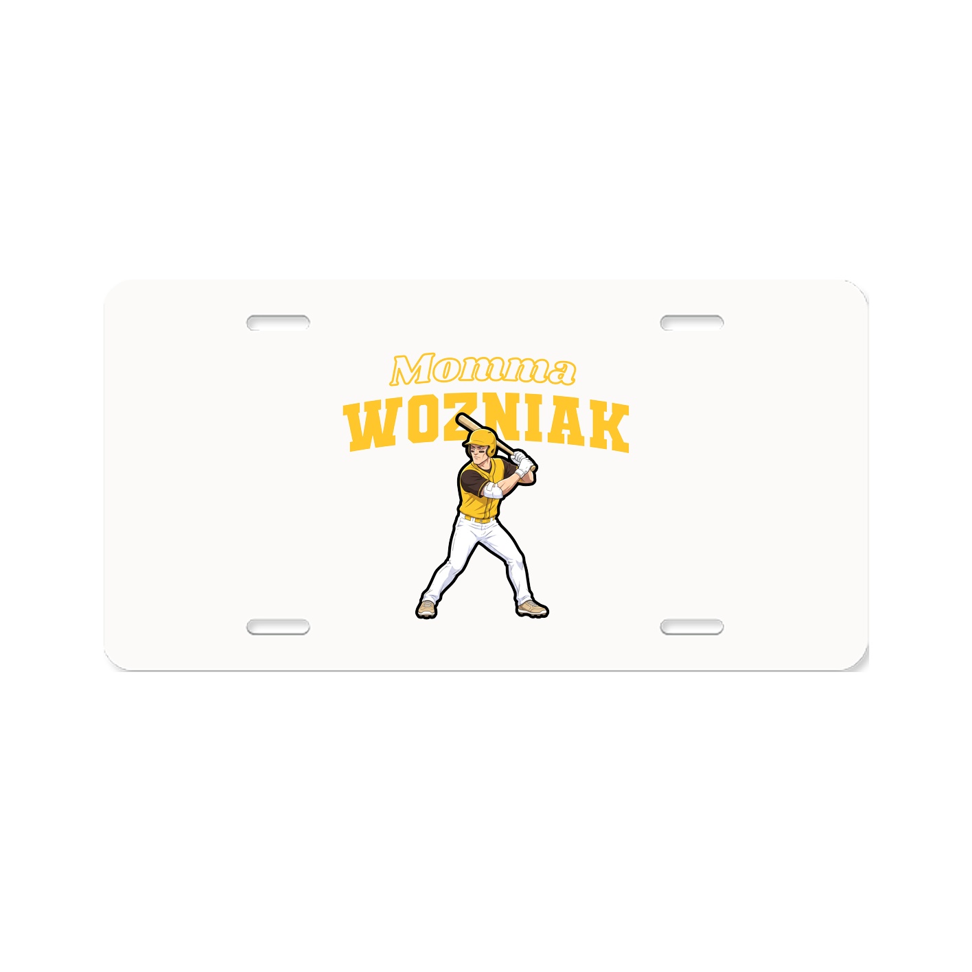 License Plate — Mothers Day Block in Classic