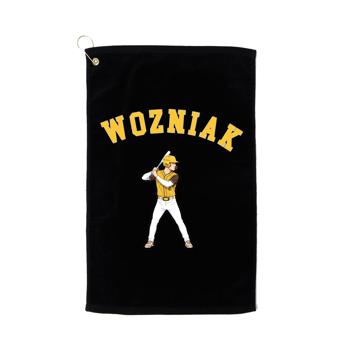 Golf Towel — Shirsey Arch in Black