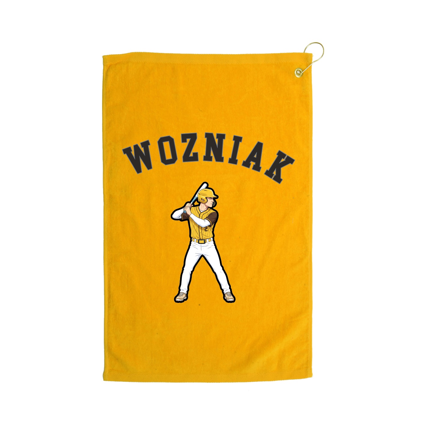 Golf Towel — Shirsey Arch in Gold