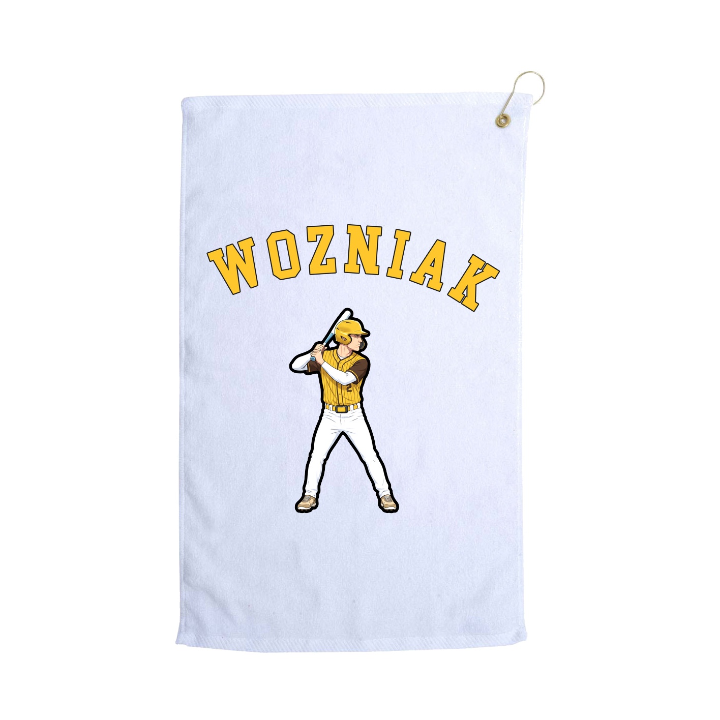 Golf Towel — Shirsey Arch in White