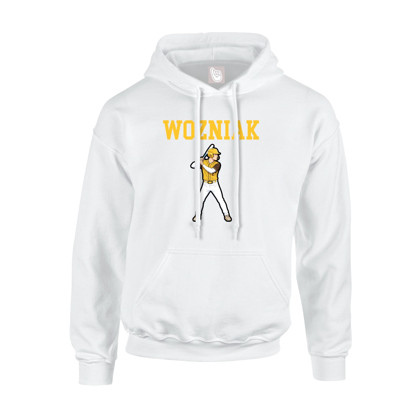 Hoodie — Shirsey in White