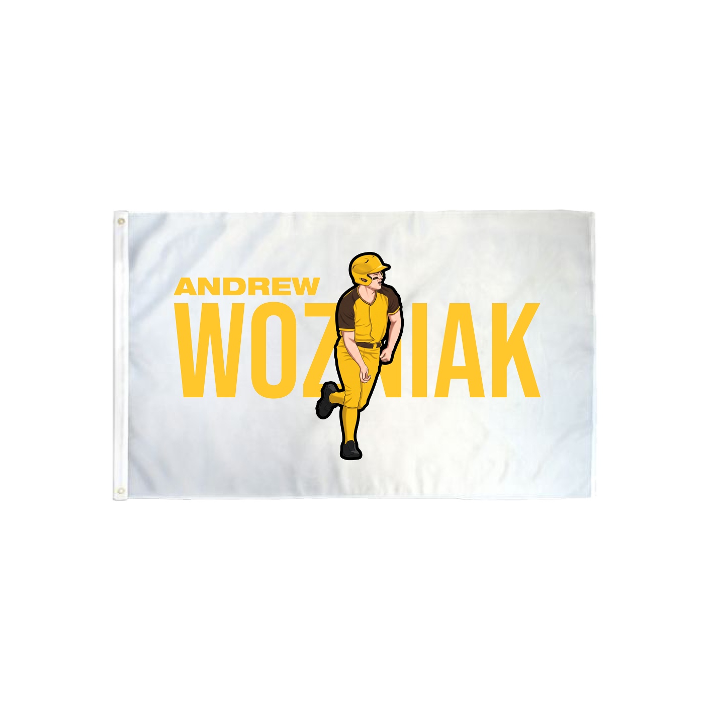 3x5 Flag — Player Name in Classic
