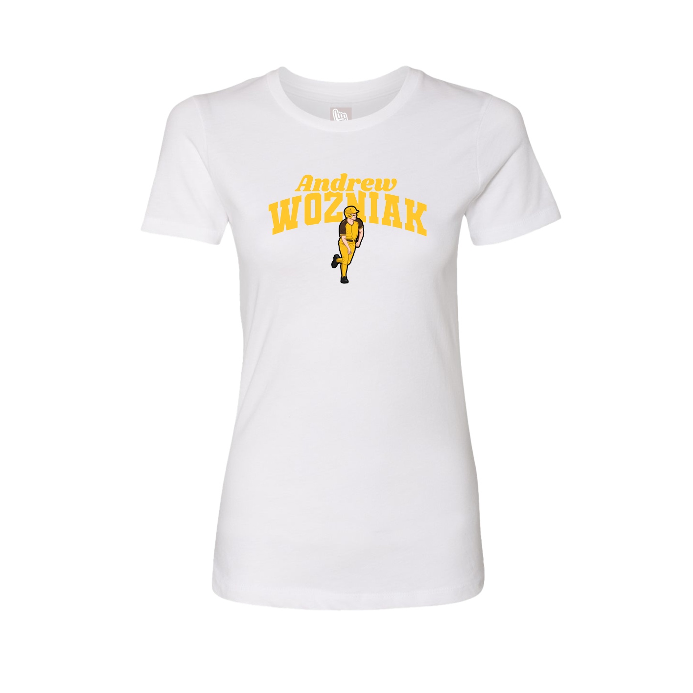 Womens Tee — Signature Arch in White