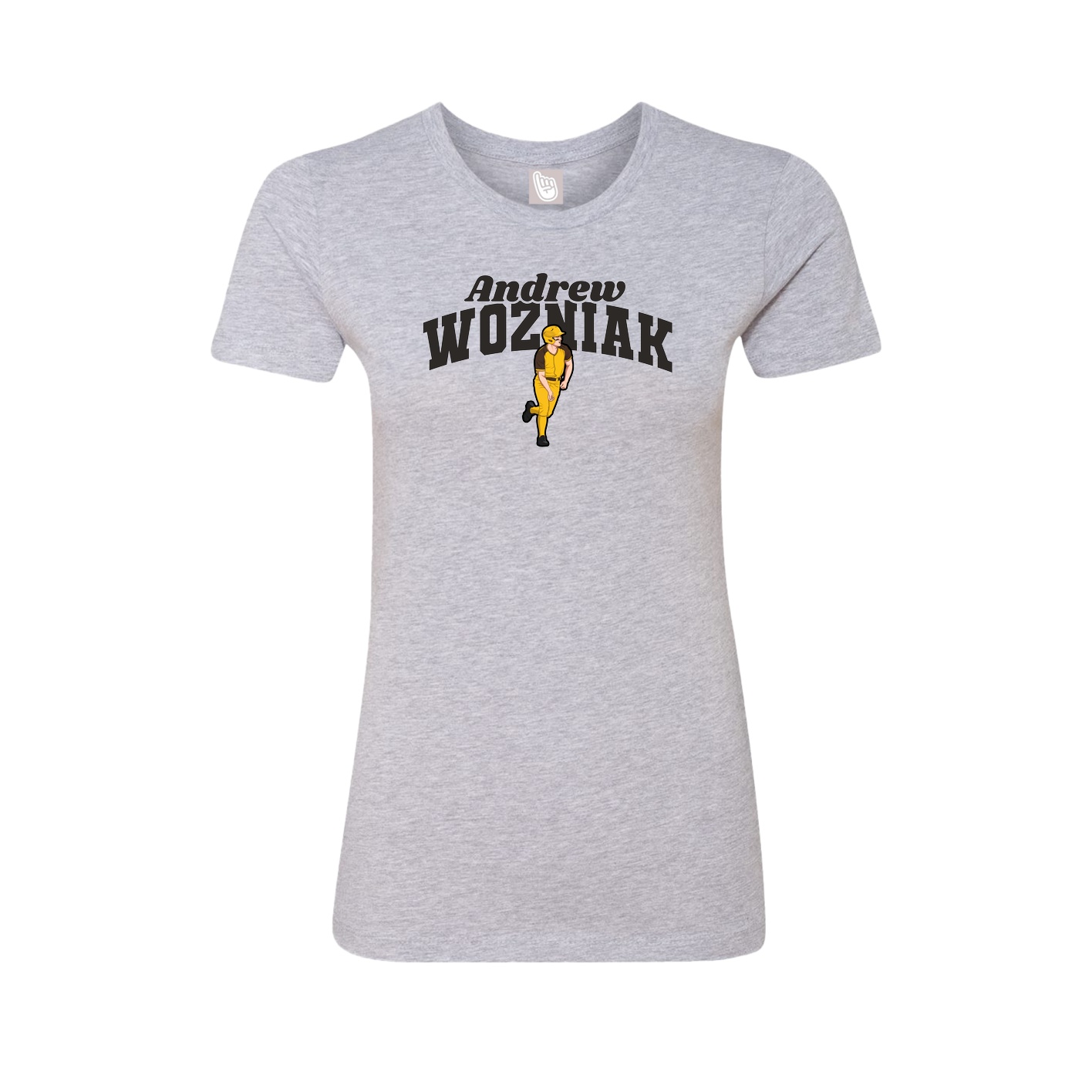 Womens Tee — Signature Arch in Grey