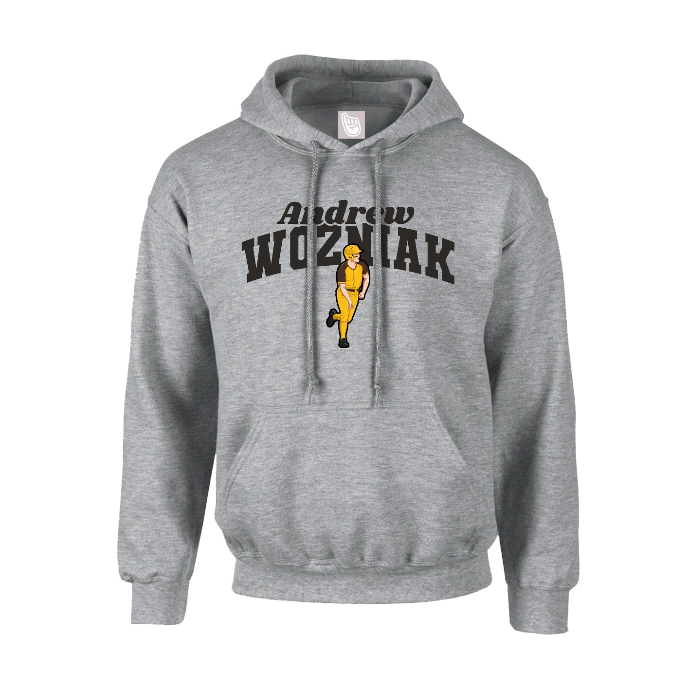 Hoodie — Signature Arch in Grey