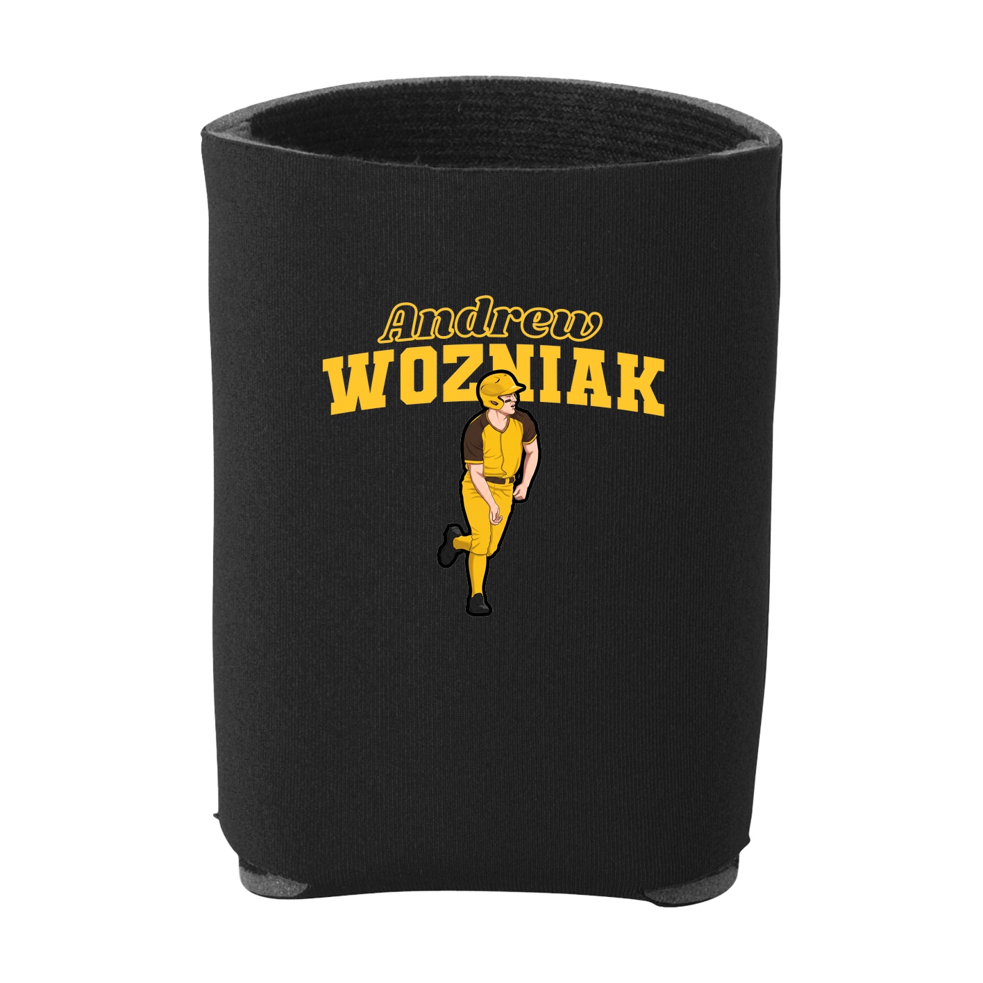 Can Holder — Name Arch in Black
