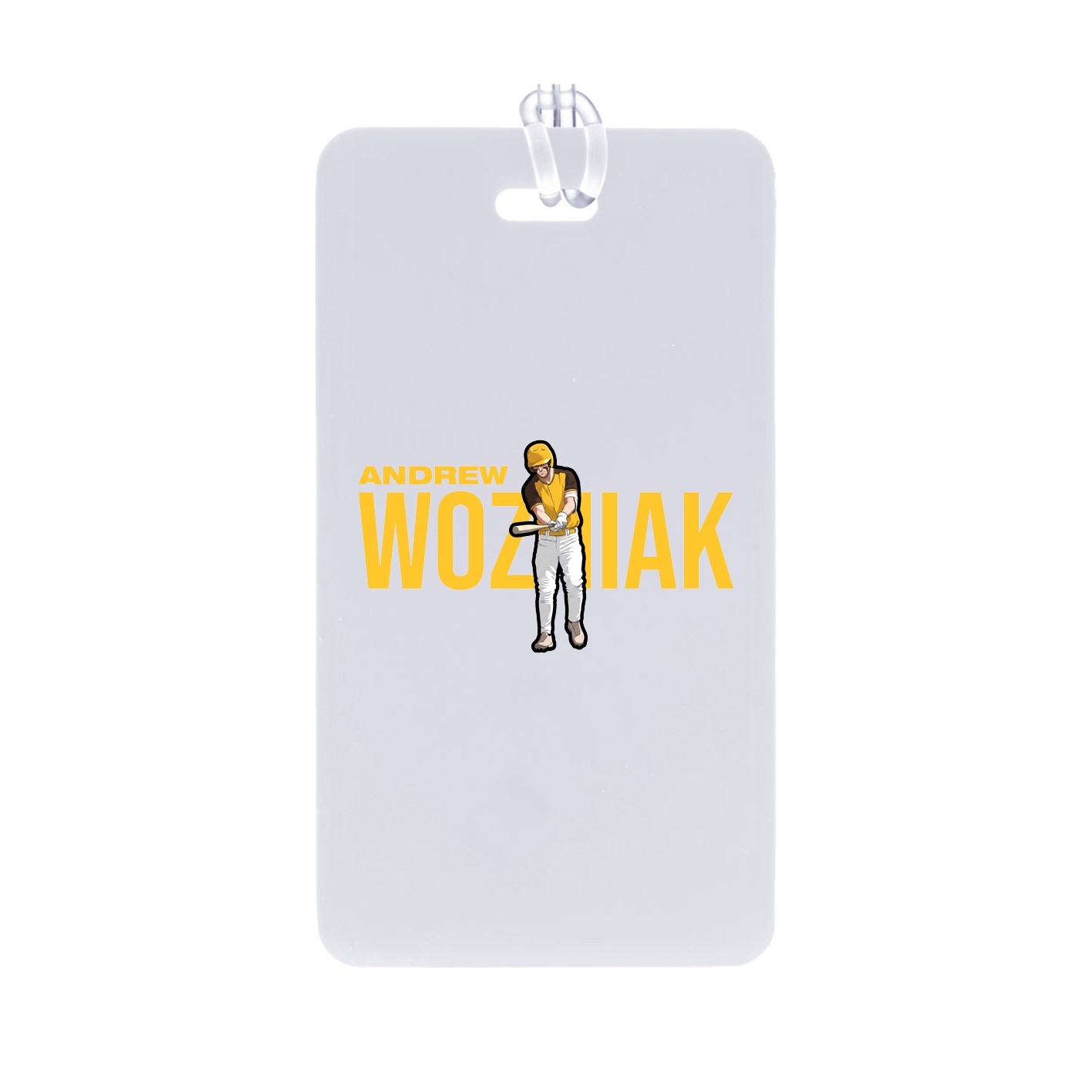 Bag Tag — Player Name in Classic