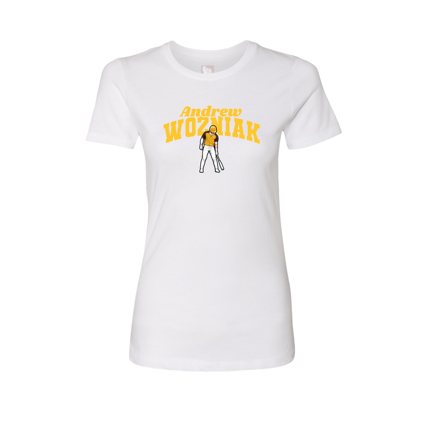 Womens Tee — Signature Arch in White