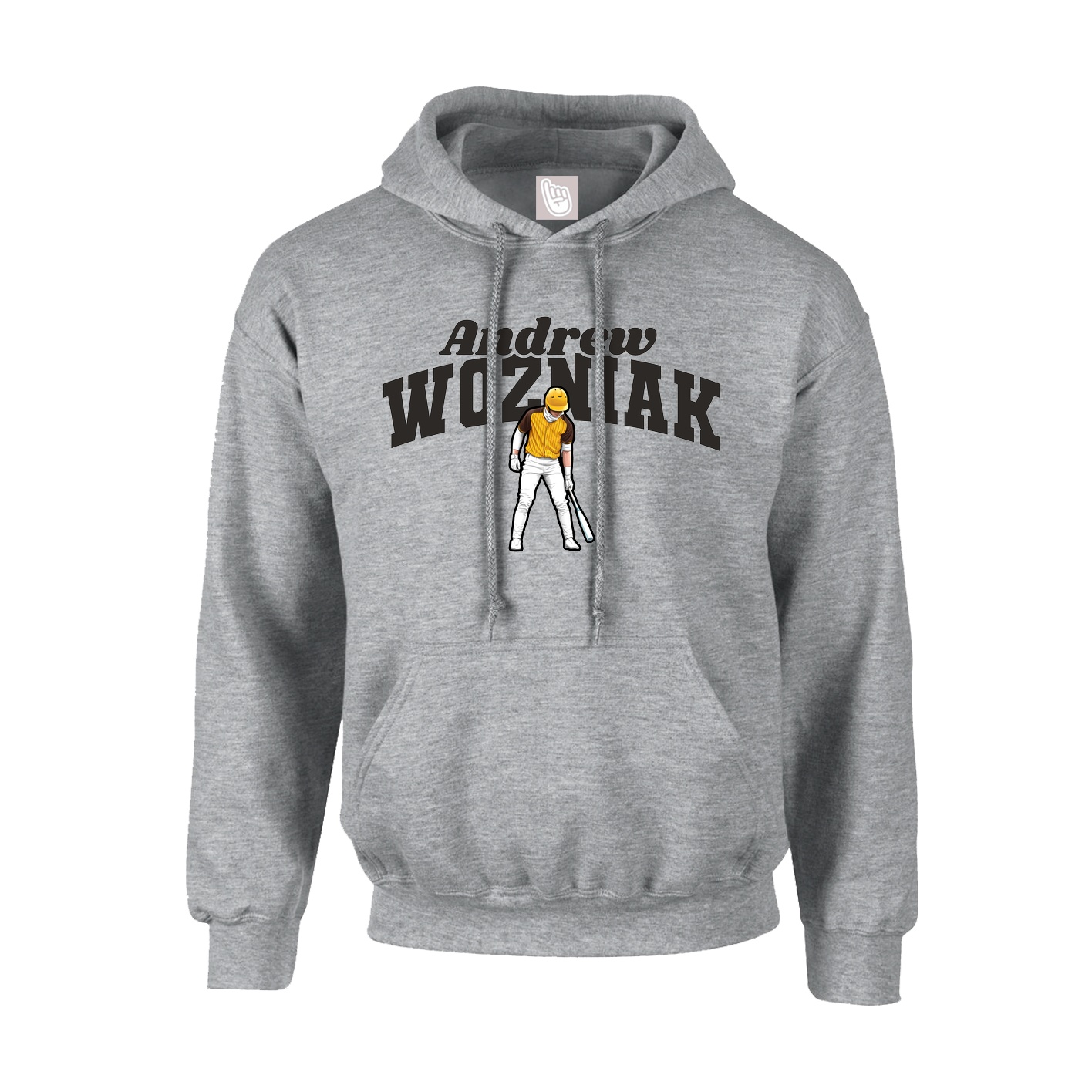 Hoodie — Signature Arch in Grey