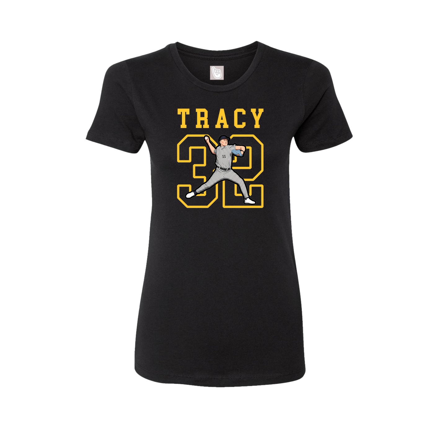 Fitted Women's Tee — Shirsey in Black