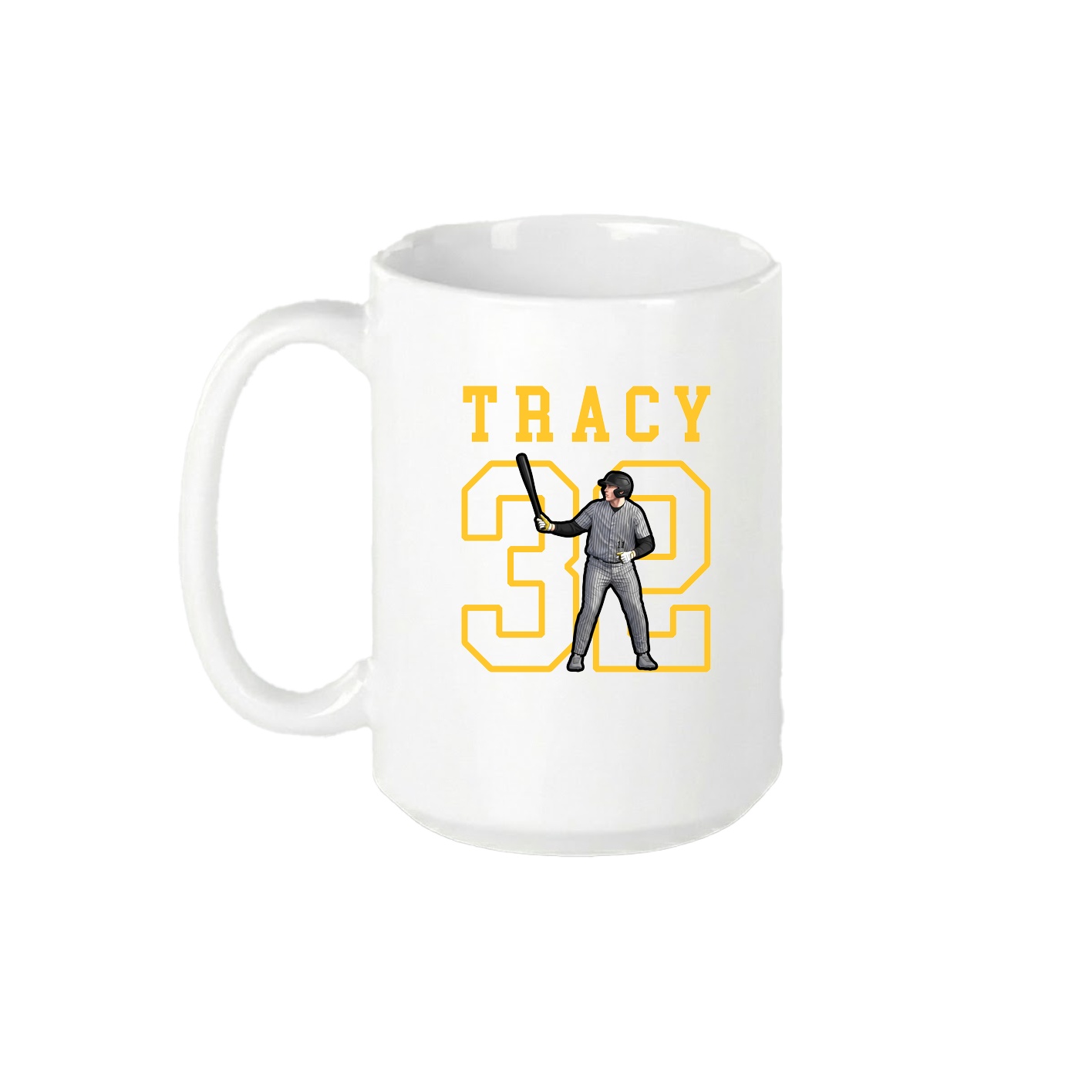15oz Coffee Mug — Shirsey in White