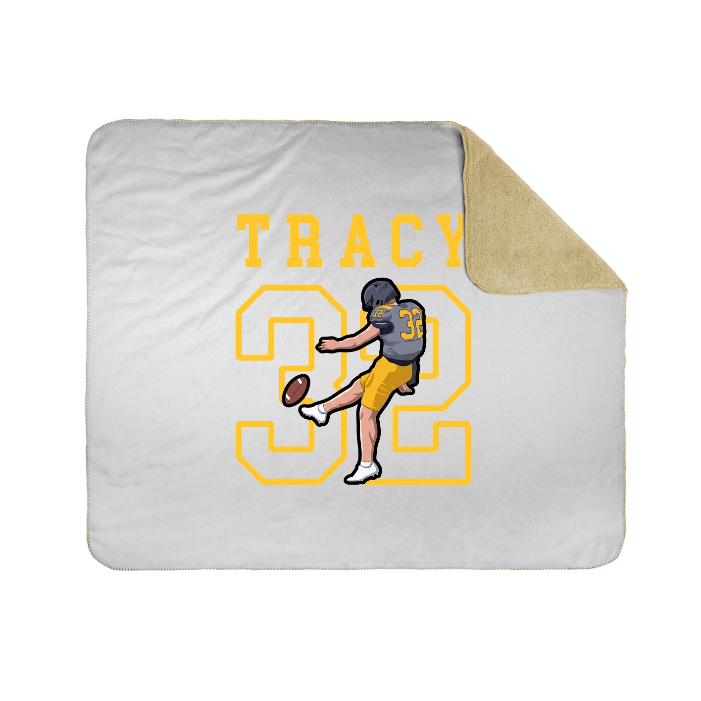 Throw Blanket — Shirsey in White